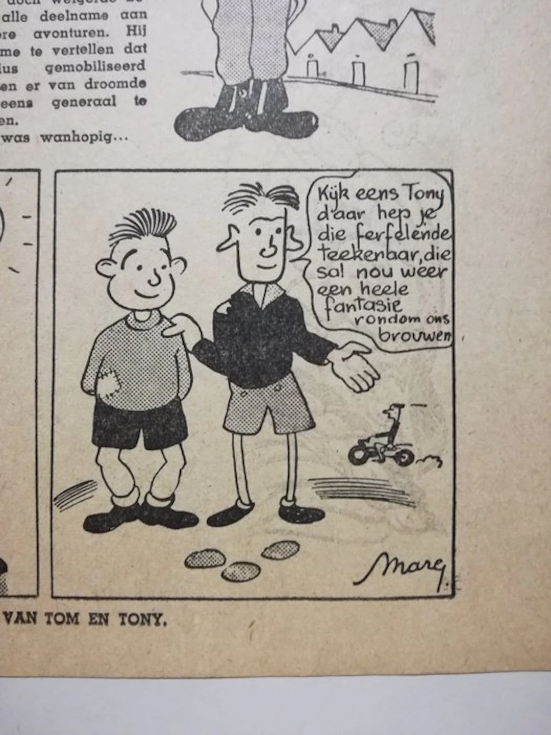 Ons Volkske - 6 deeltjes uit 1945 geîllustreerd door Marc...