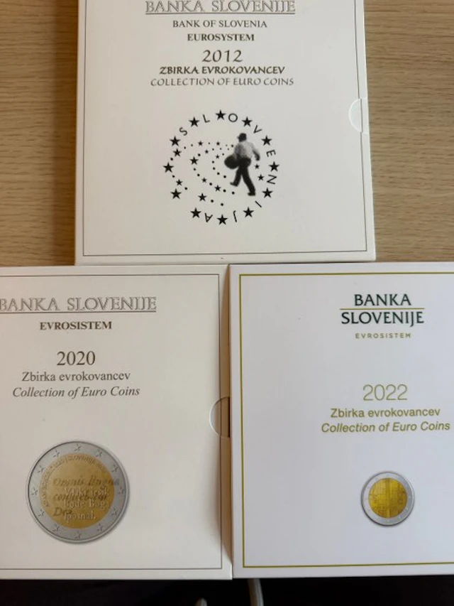 Slovenia. Year Set (BU) 2012/2022 (3 sets) (No reserve price)