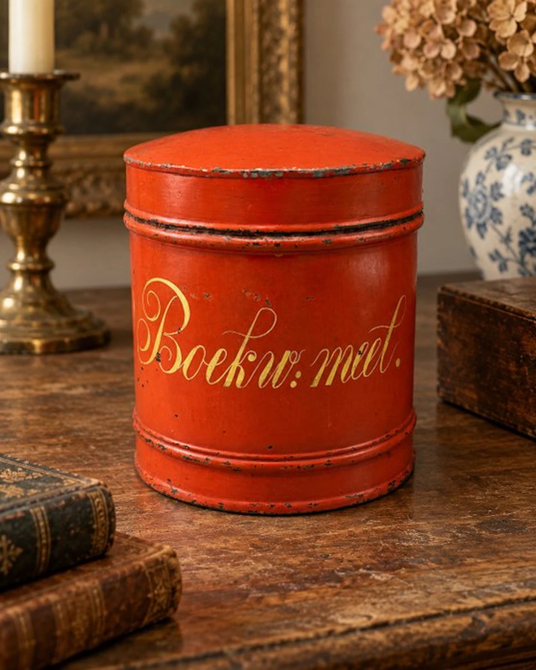 Antiek 19e-eeuws winkelblik – “Boekw