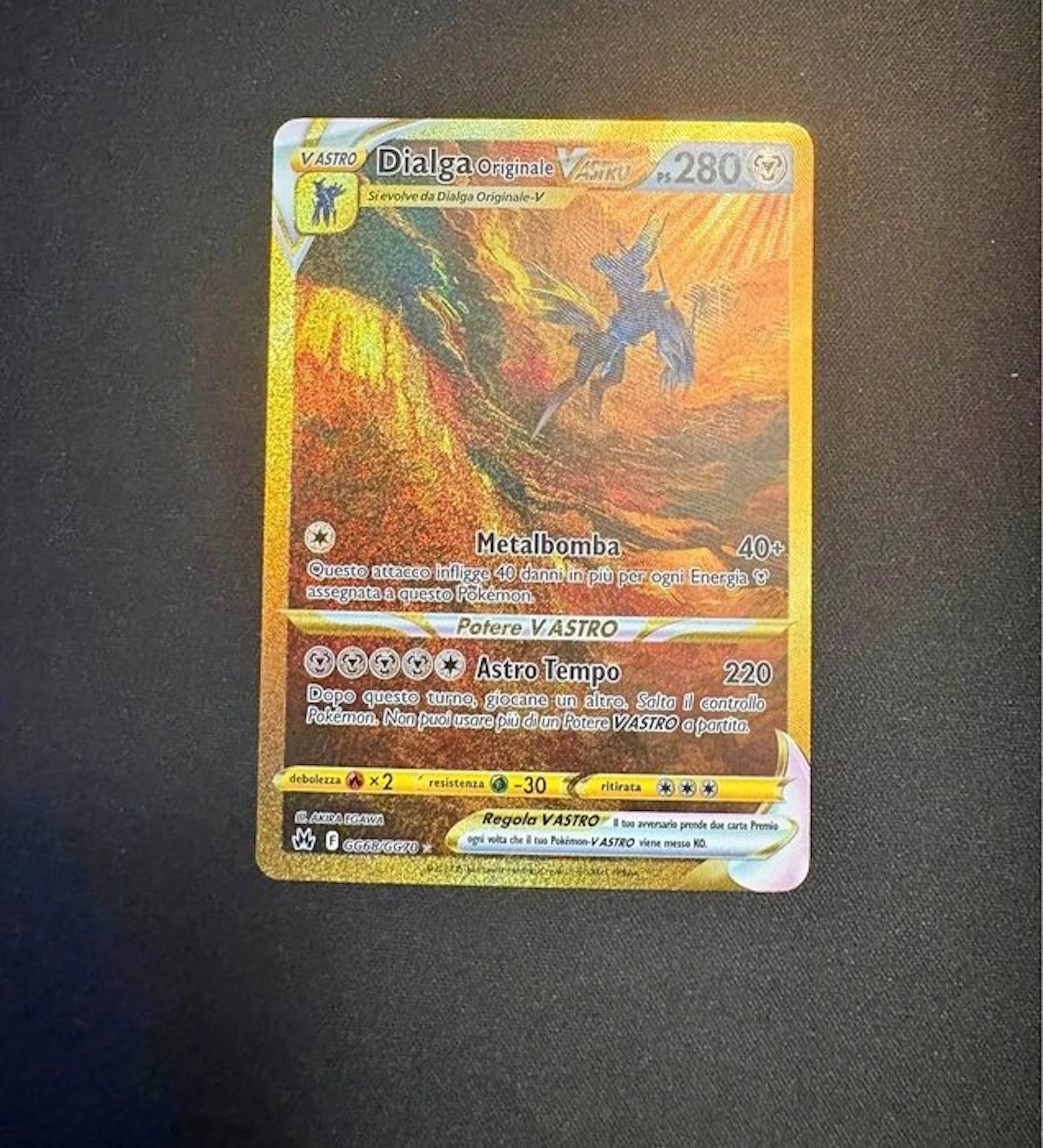 Pokémon - 1 Card - Dialga Full art, Foil - Diamond & Pearl