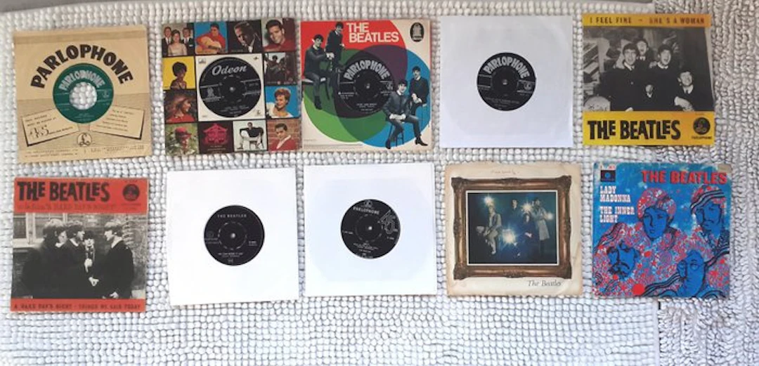 Beatles - Ten highly sought-after Dutch singles from The...