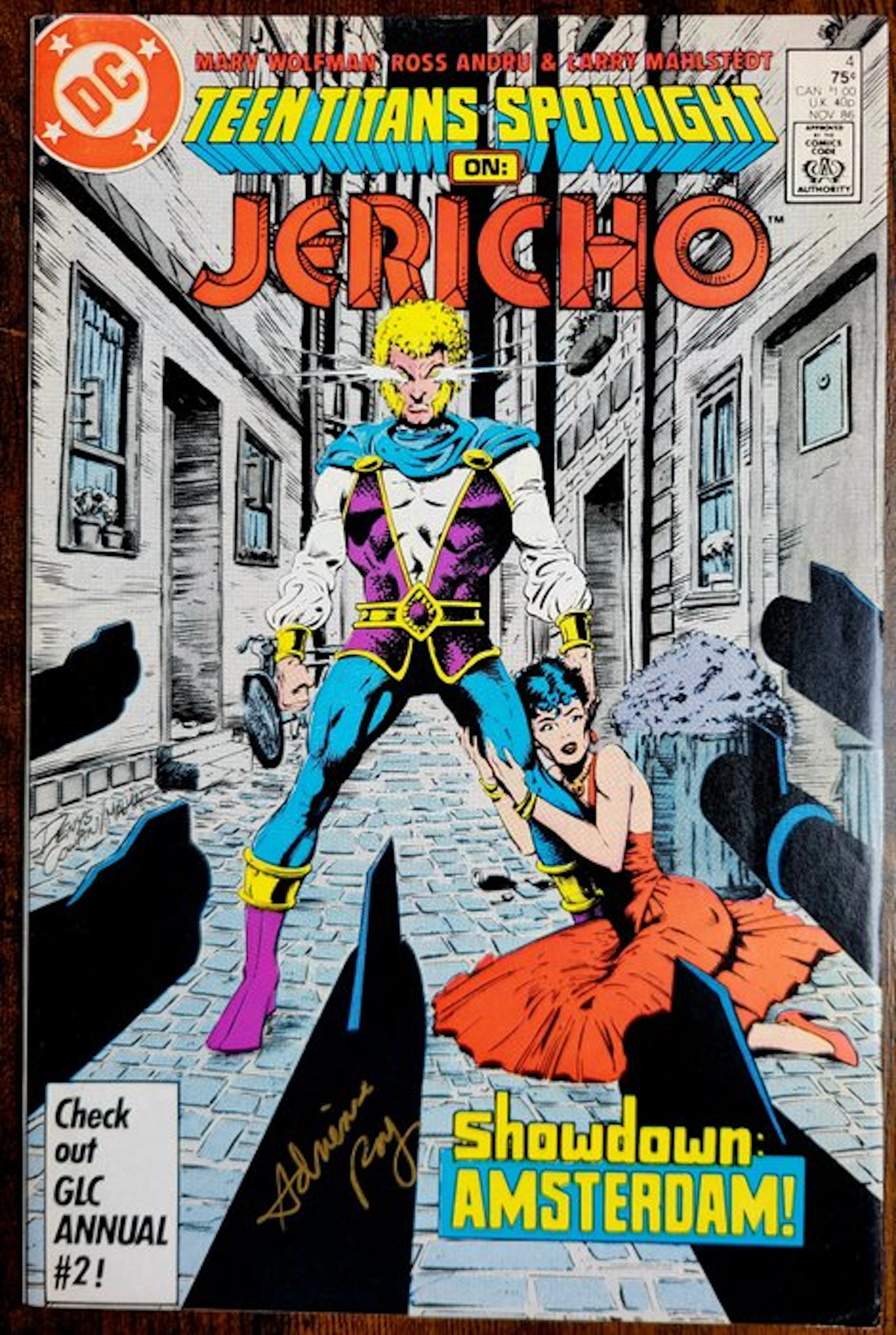 Teen Titans Spotlight #4 - 1986 Vintage comics - Signed...
