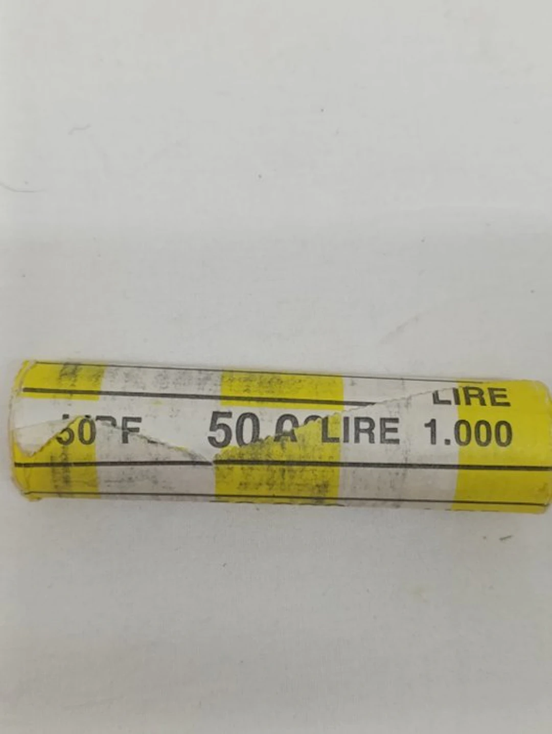 Italy. Rotolino 1000 lire 1997 confini errati (No reserve price)