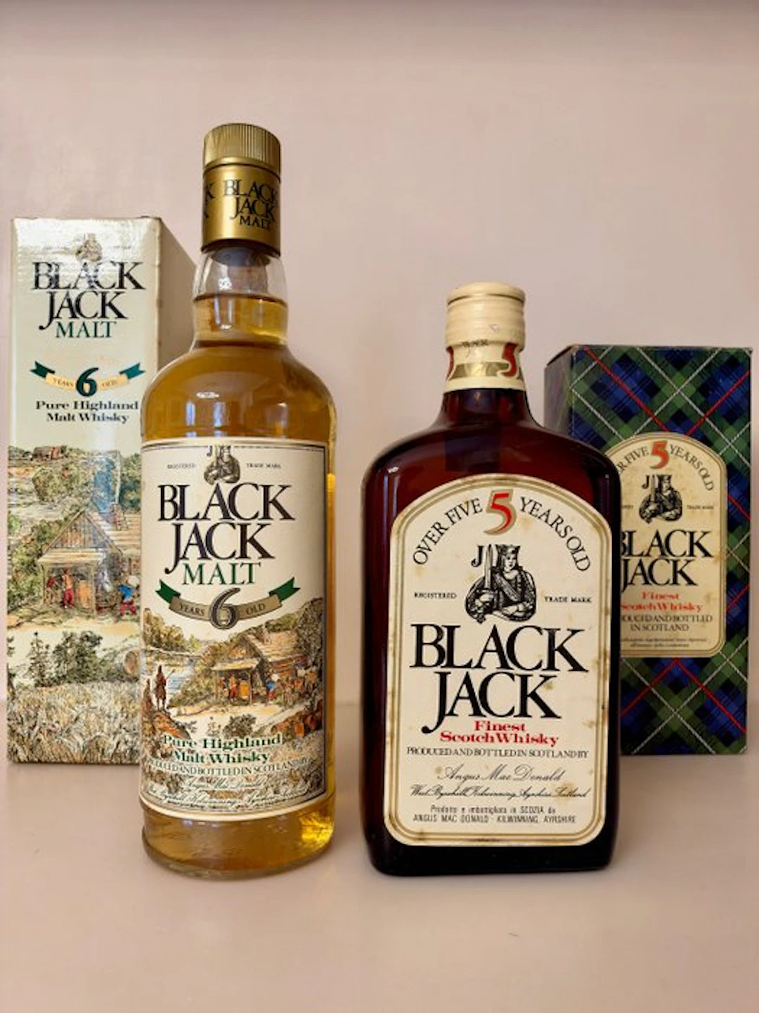 Black Jack 6yo Malt + Black Jack 5yo - 750ml - 2 bottles