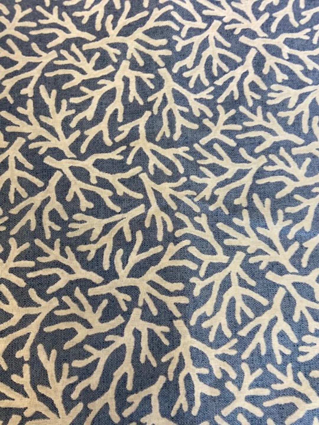 1584★ Exclusive fabric with marine corals in double height