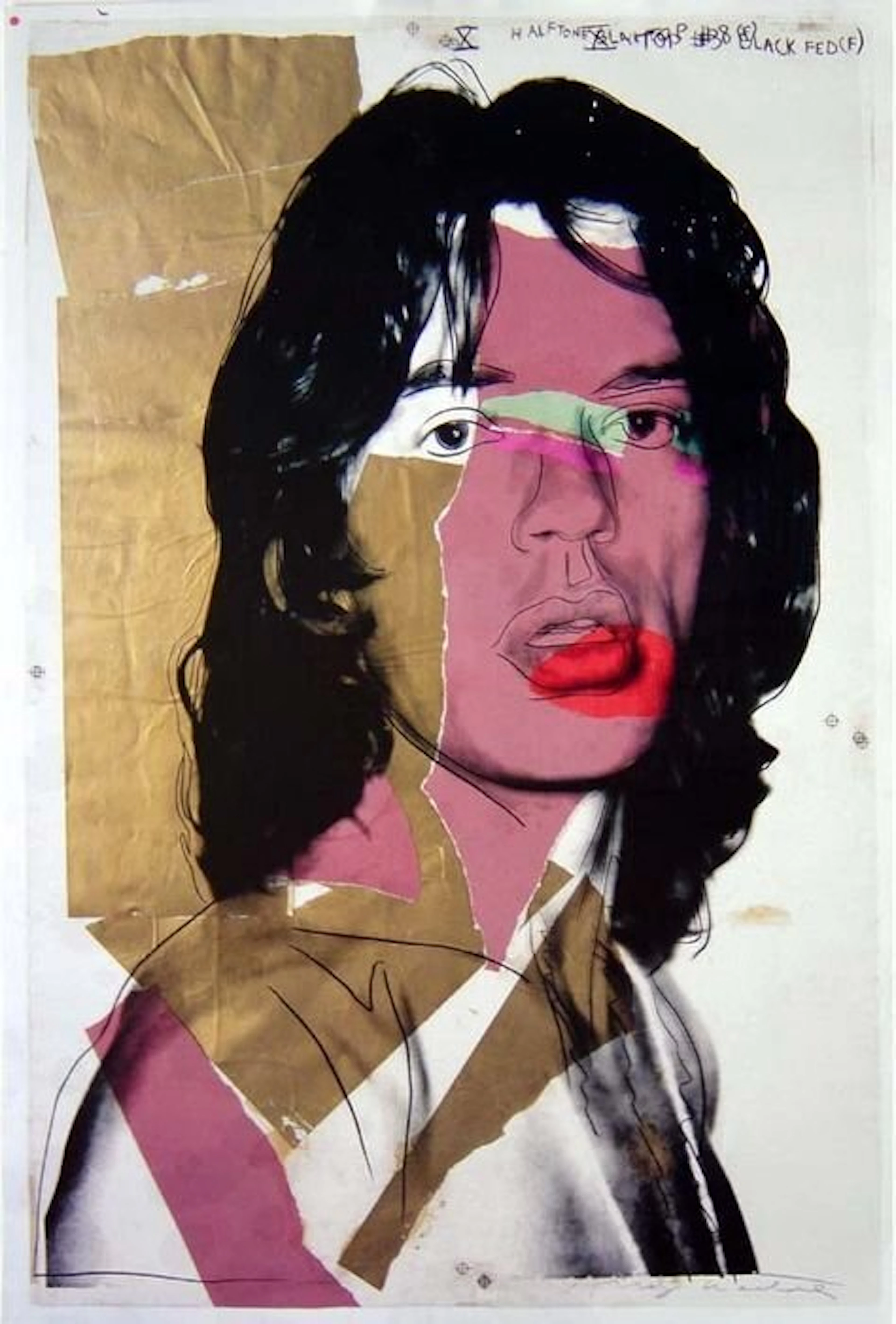 Andy Warhol - Rolling Stones - Andy Warhol Mick Jagger