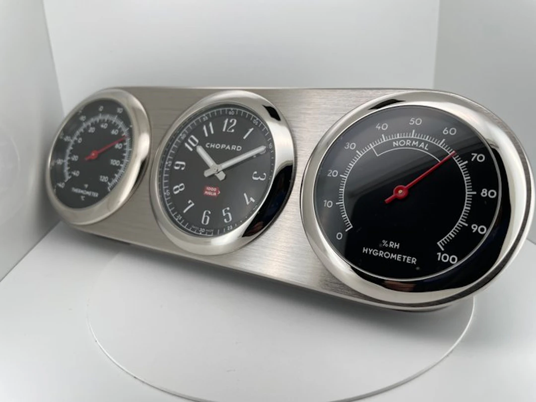 Table clock - Chopard - Contemporary Steel - 2020+ - Classic Racing Dashboard