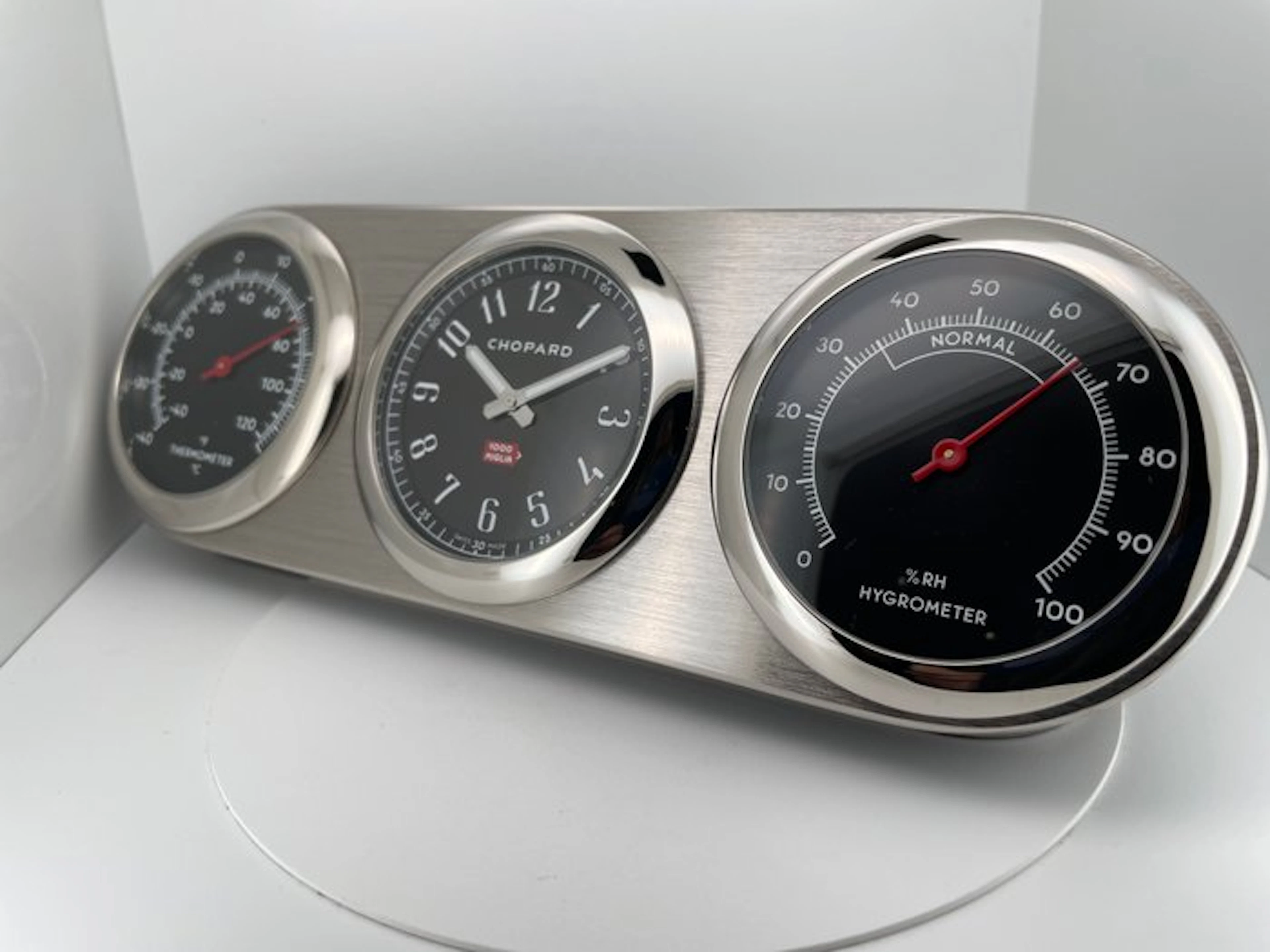 Table clock - Chopard - Contemporary Steel - 2020+ - Classic Racing Dashboard