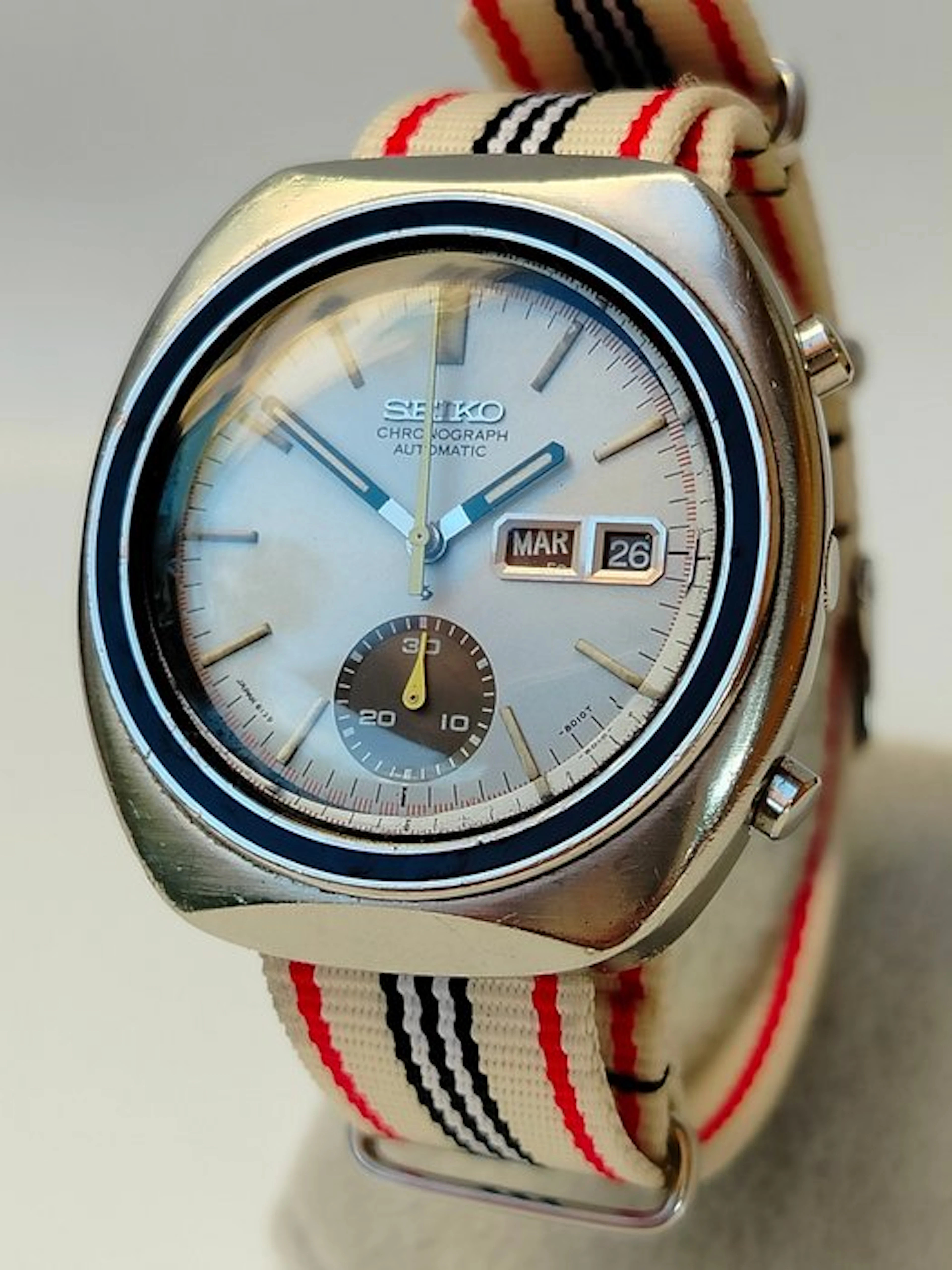 Seiko - Chronograph Automatic 6139-8002 "Cyclops"...