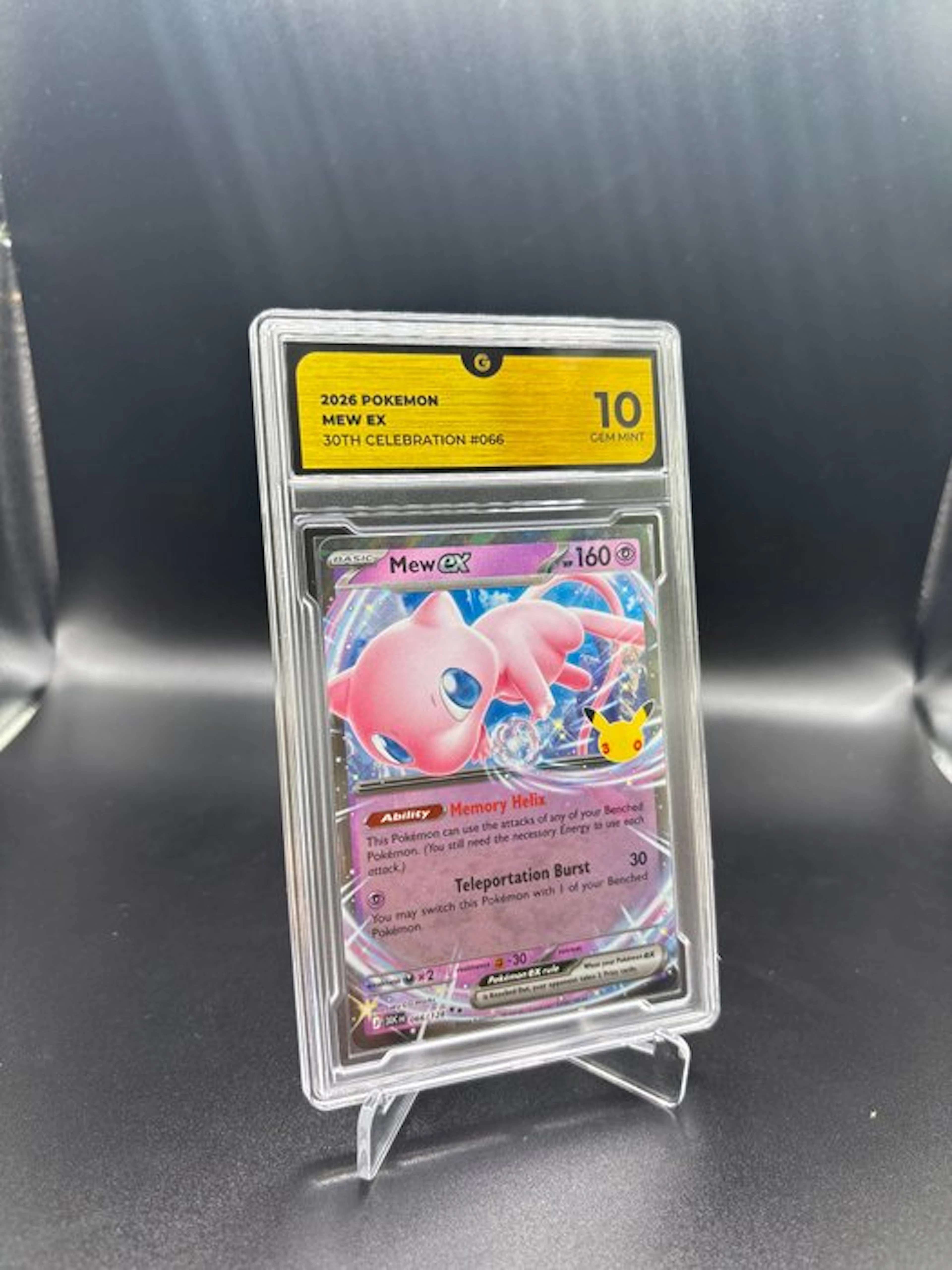 Pokémon - 1 Graded card - Mew 066 30TH Anniversary - GG 10