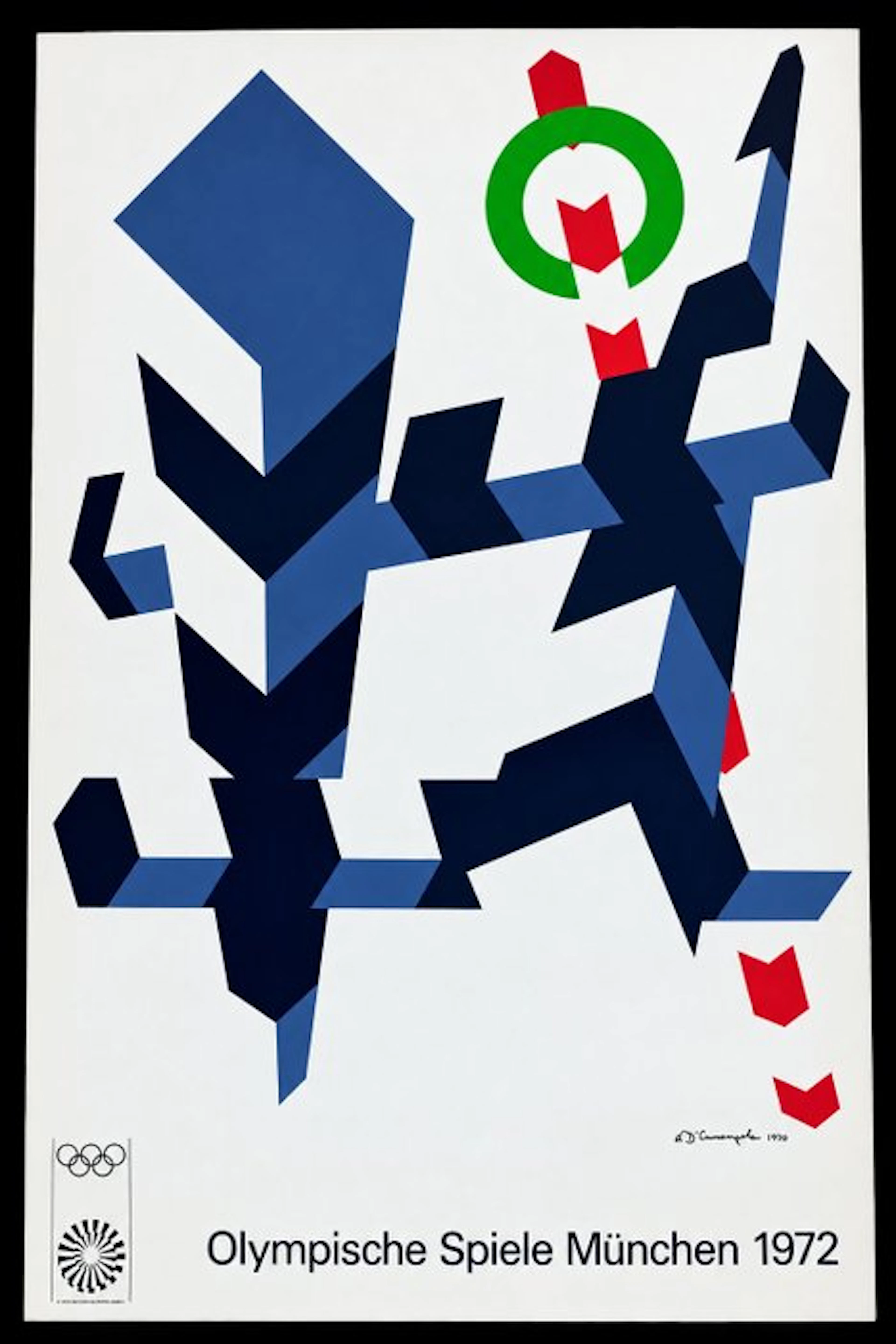 Allan D’Arcangelo - Olympische Spiele München 1972 – 102 × 64 cm