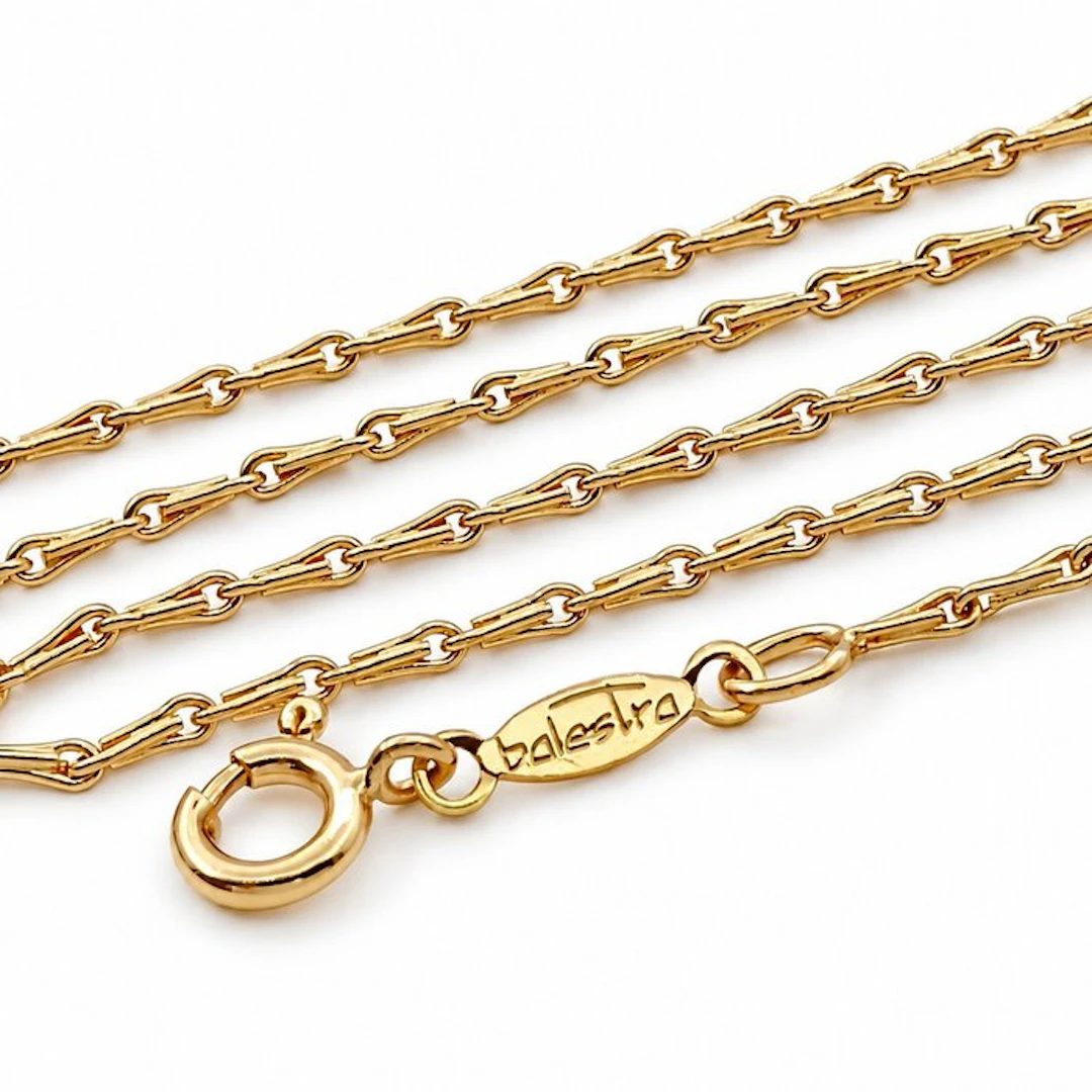 Balestra - Necklace - 18 kt. Yellow gold - Made in Italy - Balestra
