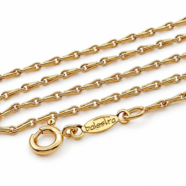 Balestra - Necklace - 18 kt. Yellow gold - Made in Italy - Balestra