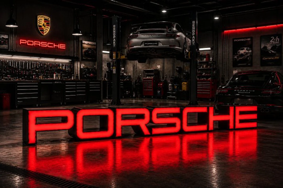 Sign - Porsche - 75cm Led XL - 2026