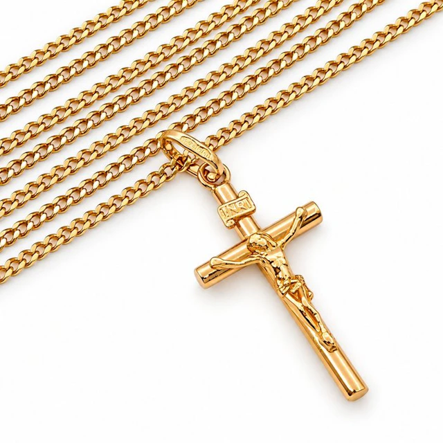 Necklace - 18 kt. Yellow gold - Made in Italy - Handmade