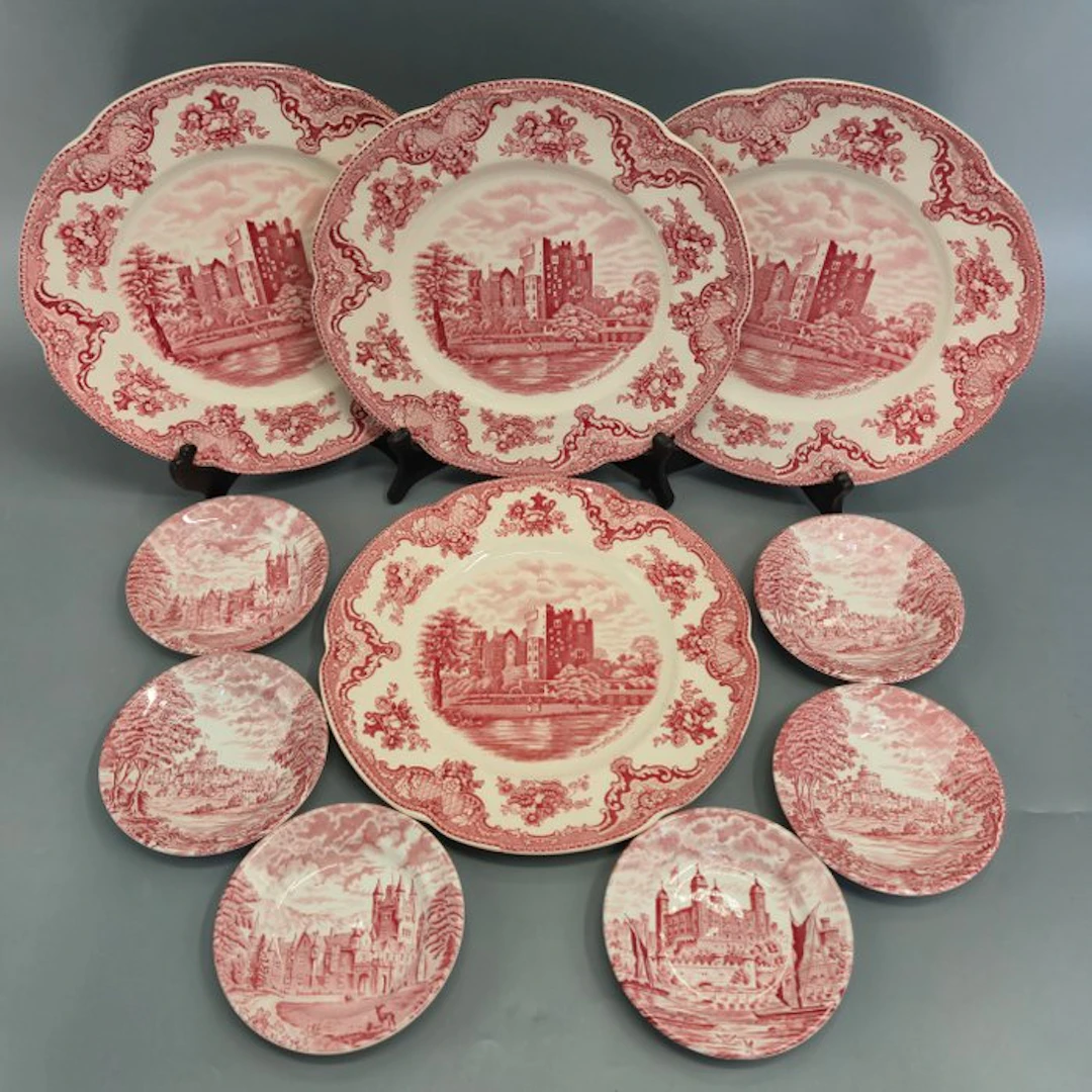 Dinner set - Enoch Wedgwood & Johnson Bros Teller Set – Pink Castles