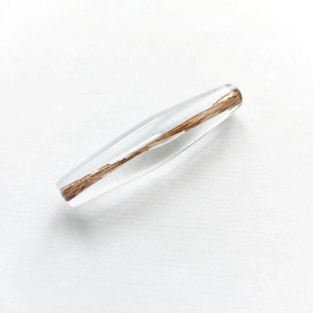 Ancient Tibetan or Nepalese Rock Crystal Bead Talisman...