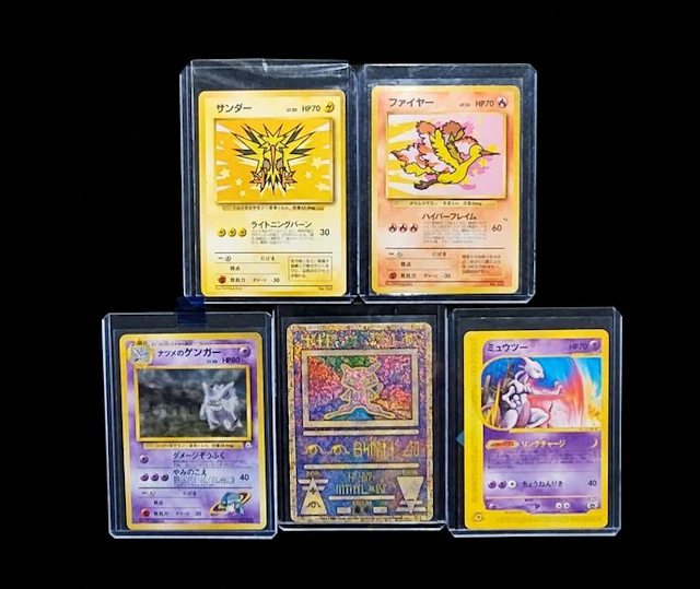Pokémon - 5 Card - Pokémon – 5 Very Rare Vintage Japanese Cards – ANA 1999