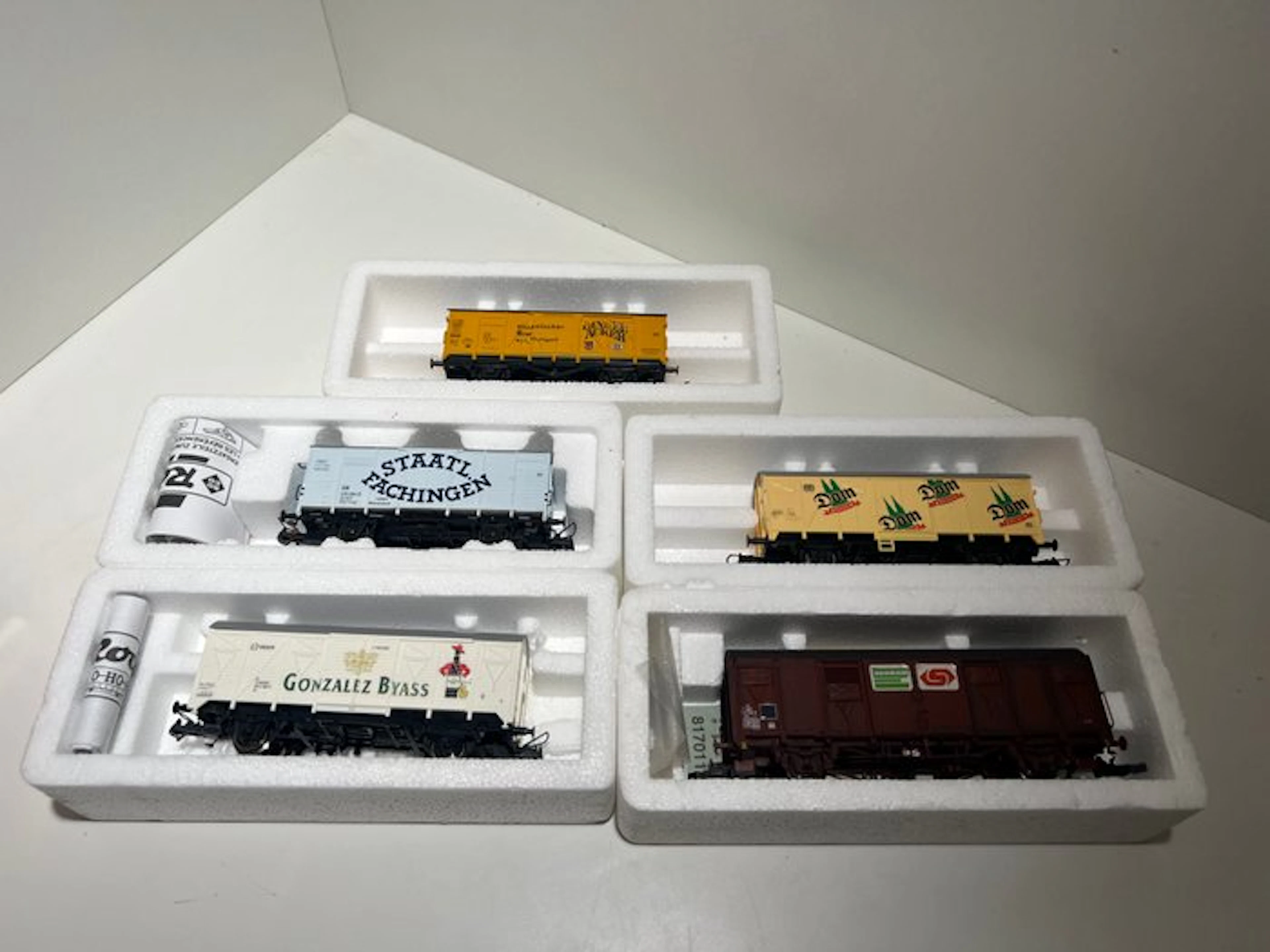 Roco H0 - 46018/46445/46995/46996/47340 - Model train freight wagon