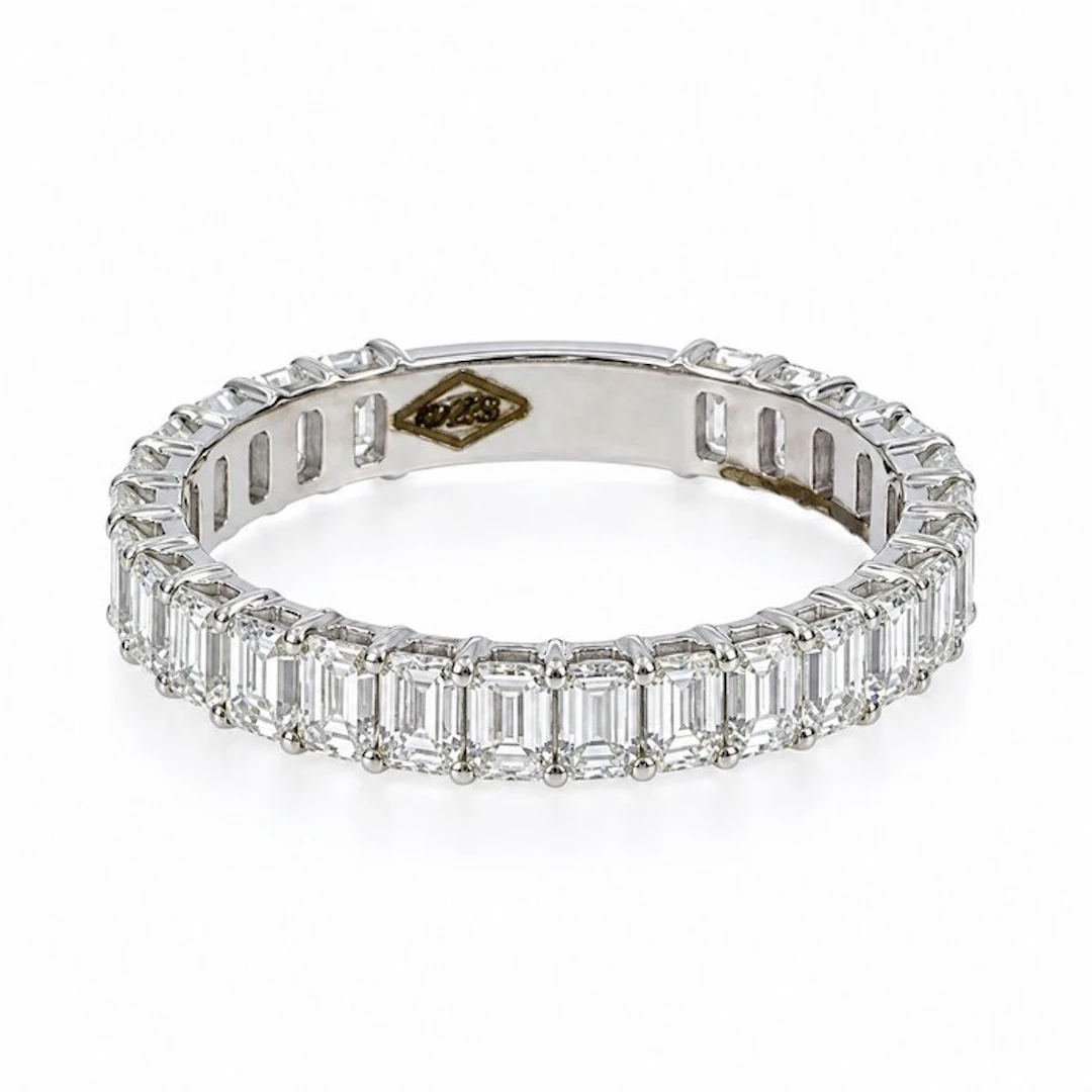 No reserve price - Ring - 14 kt. White gold - 2.06ct. tw. Diamond (Lab-grown)