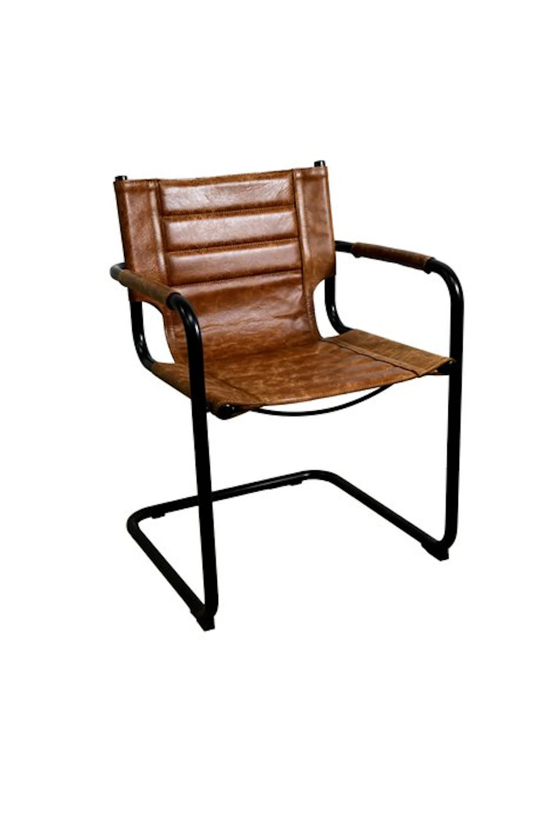 Prati - Chair - Iron, Leather