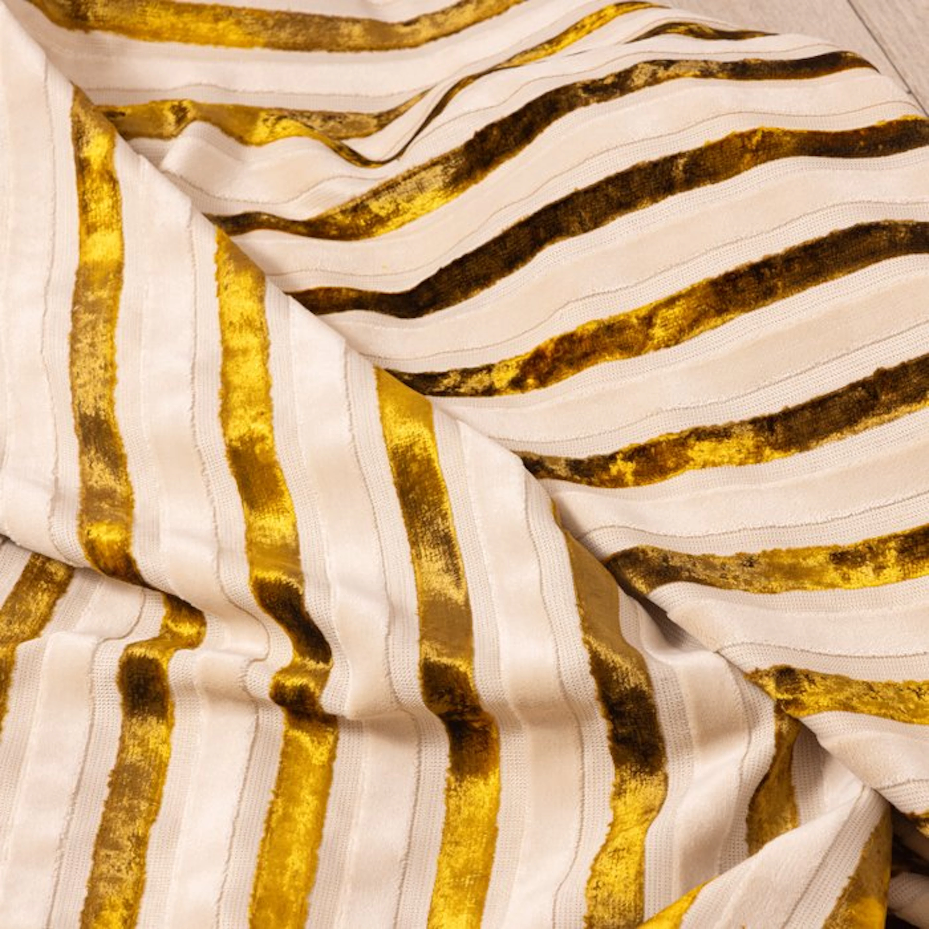 BA079 - Rare Gold-striped Velvet – Italian Manufacture...