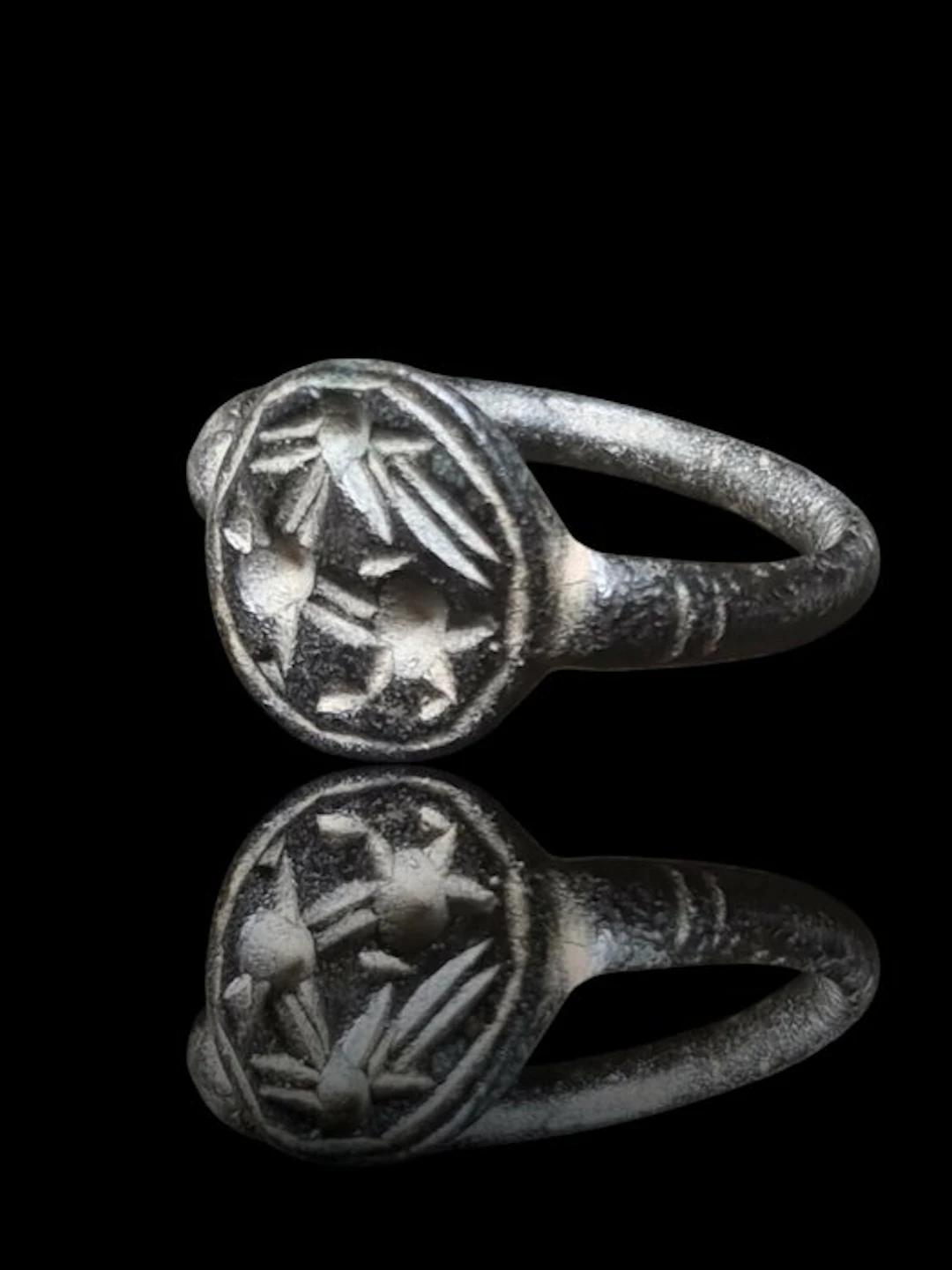Celtic Stunning Military Ibex Seal Ring
