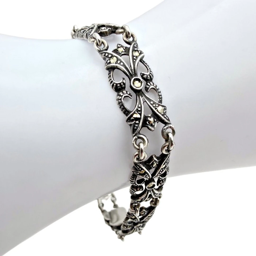 Silver - Bracelet - Art Deco Revival