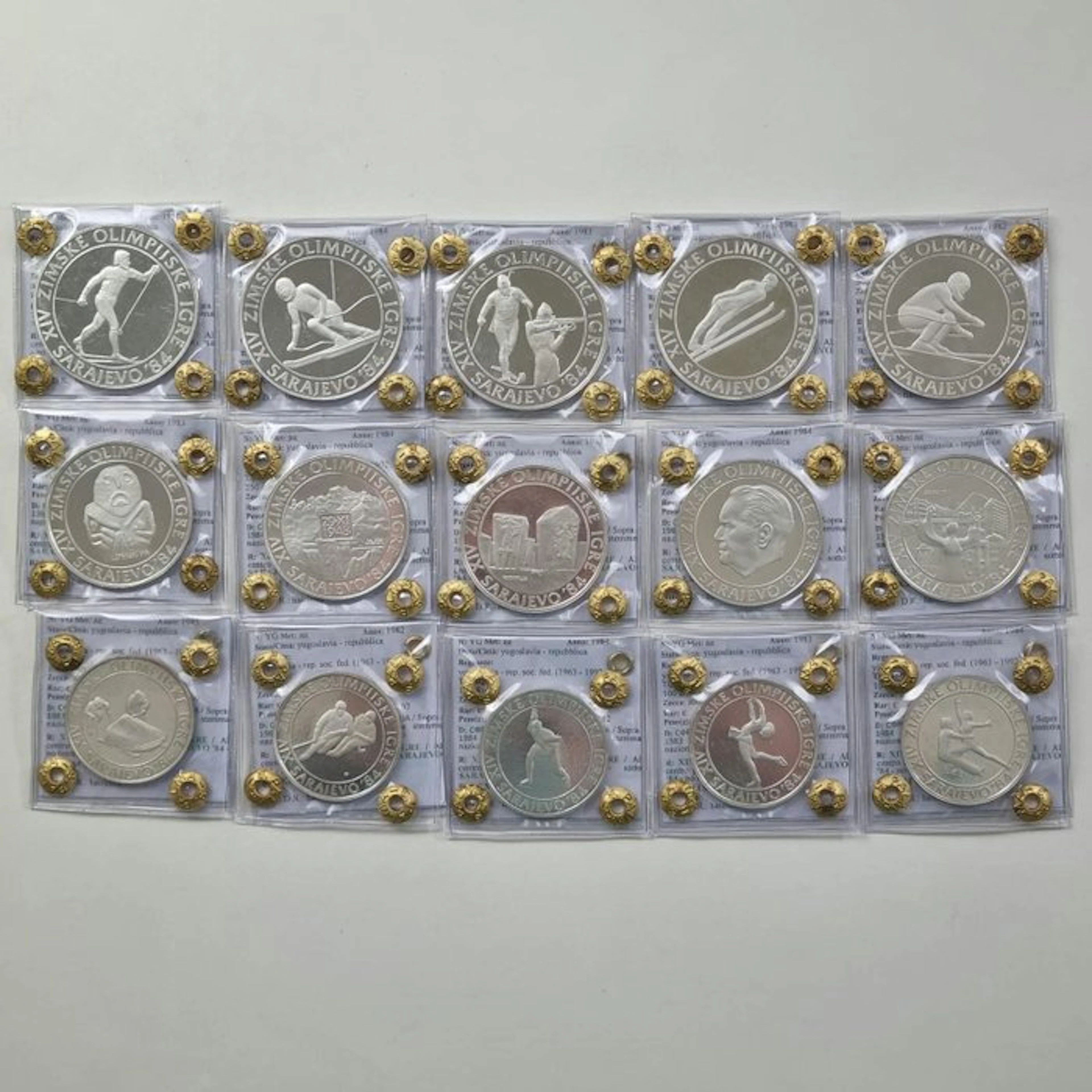 Yugoslavia. Republic. 500-250-100 Dinara 1982-1983-1984