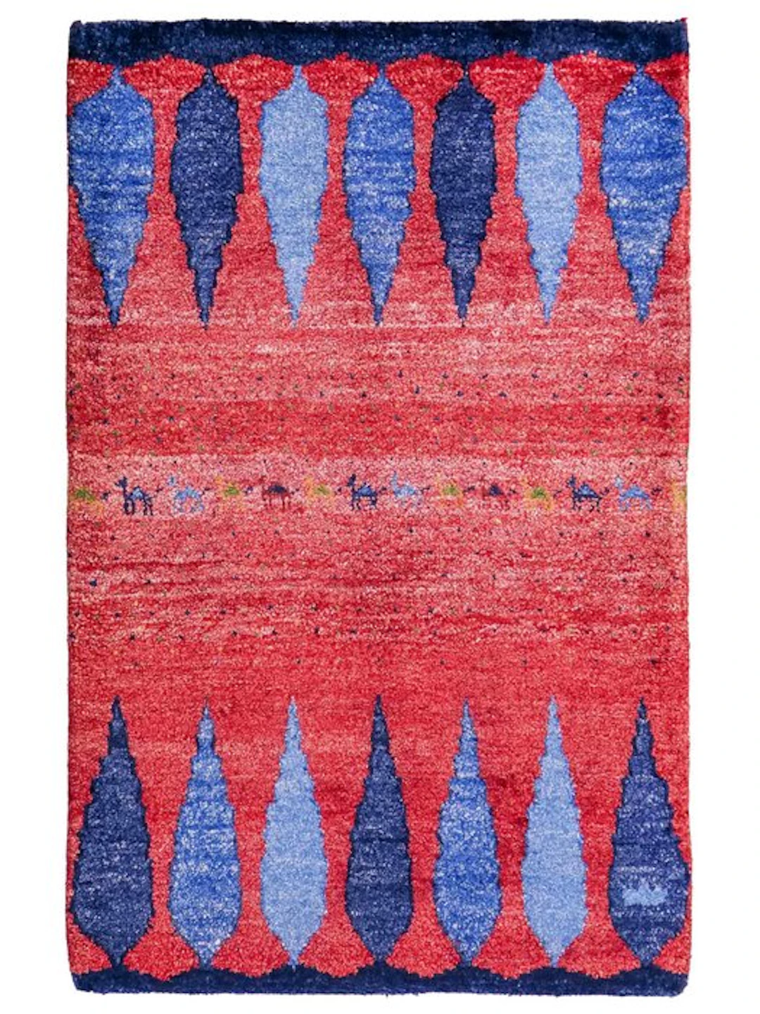 Gabbeh - Rug - 89 cm - 63 cm - Hand-knotted from viscose