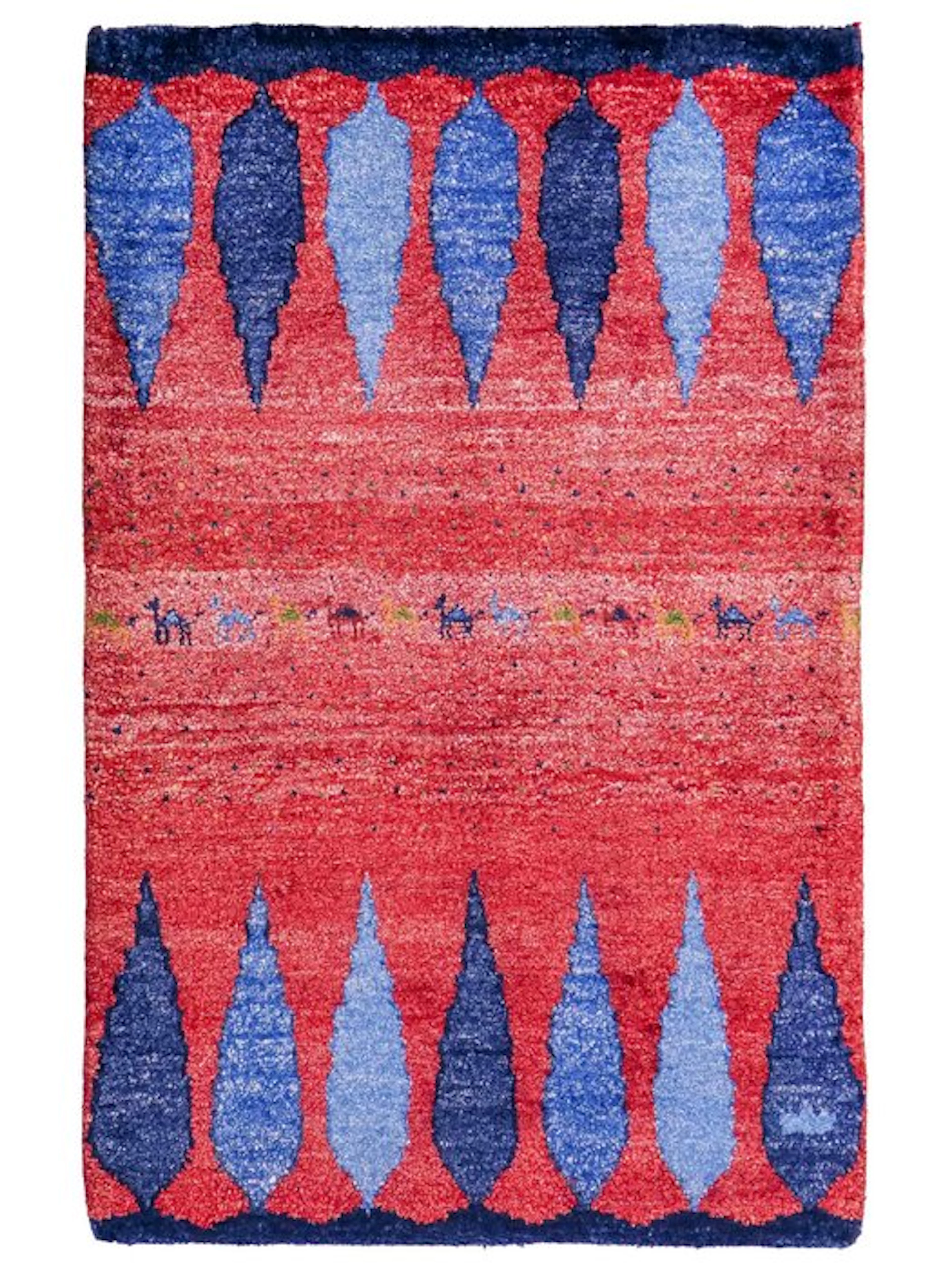 Gabbeh - Rug - 89 cm - 63 cm - Hand-knotted from viscose