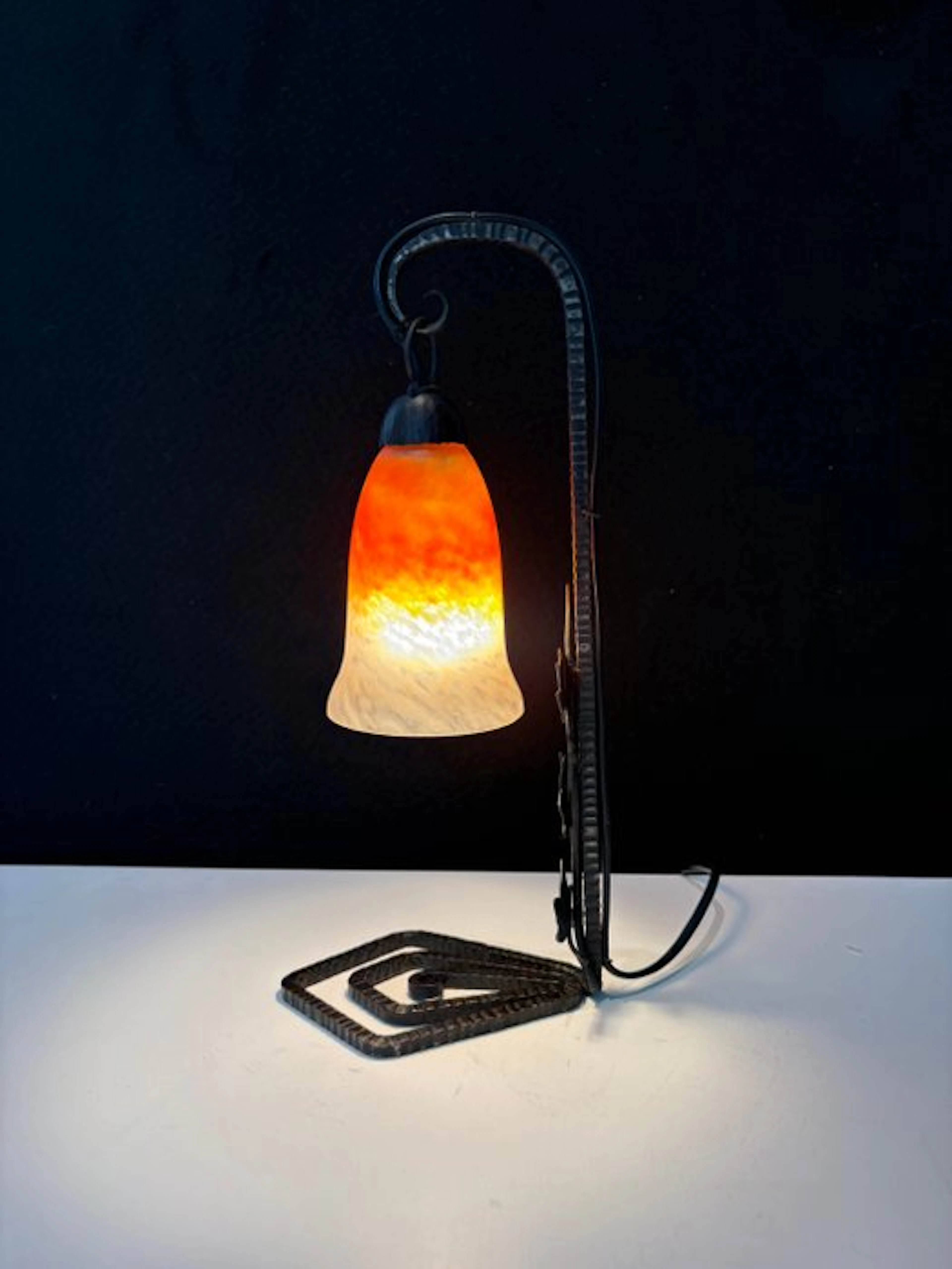 Charles SCHNEIDER - Table lamp - Wrought iron