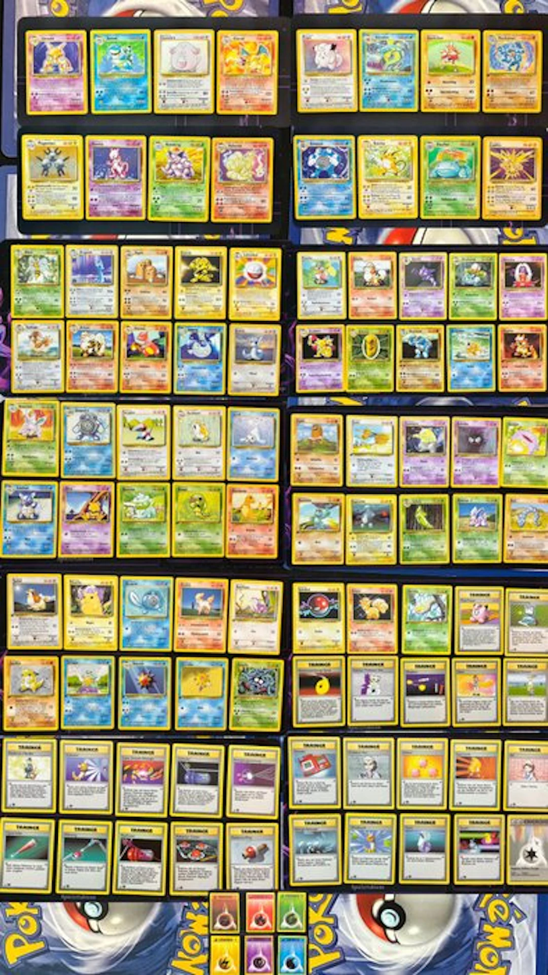 Pokémon - 102 Complete set - WOTC - Base set