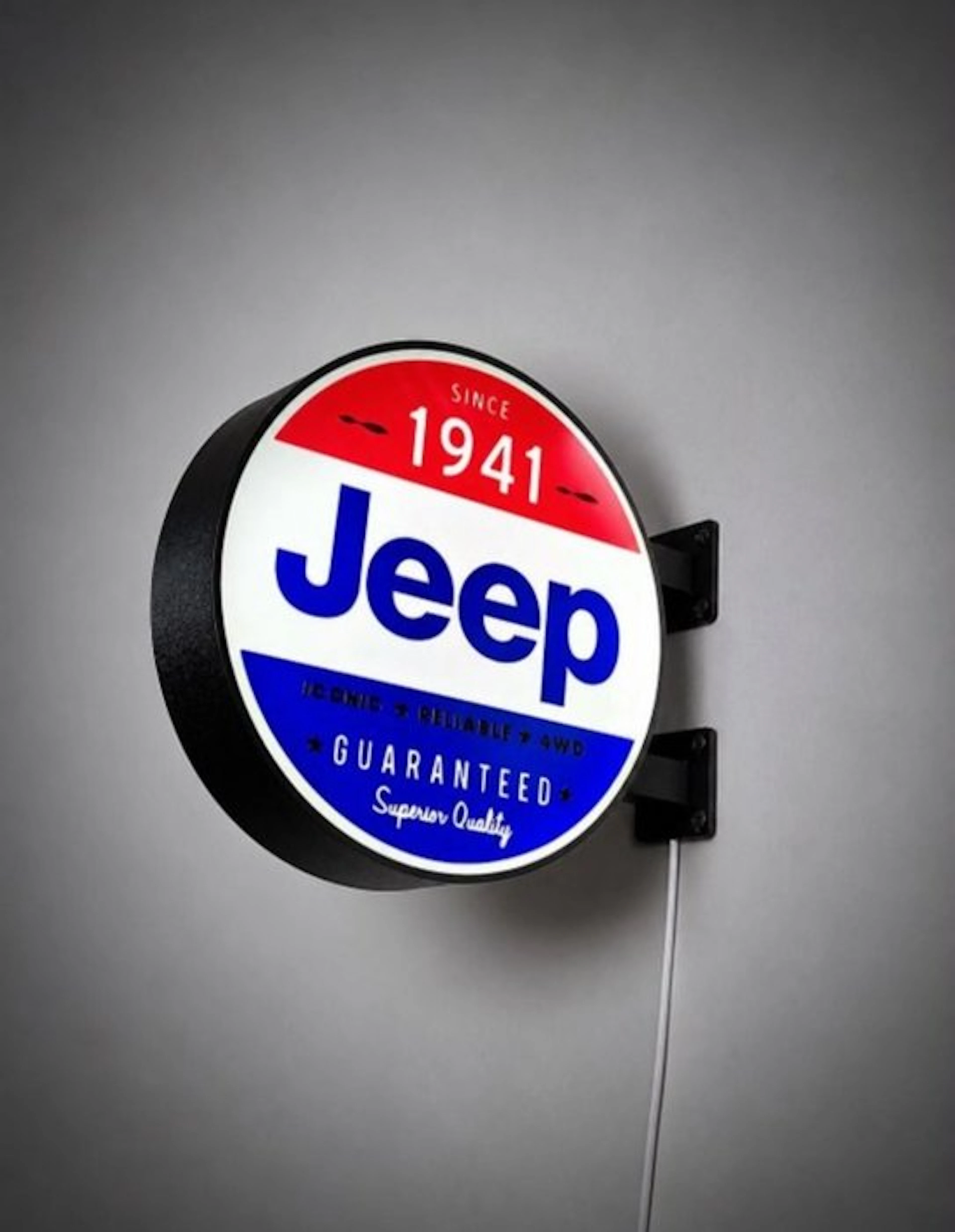 JEEP double-sided hanging illuminated sign - Insegna JEEP...