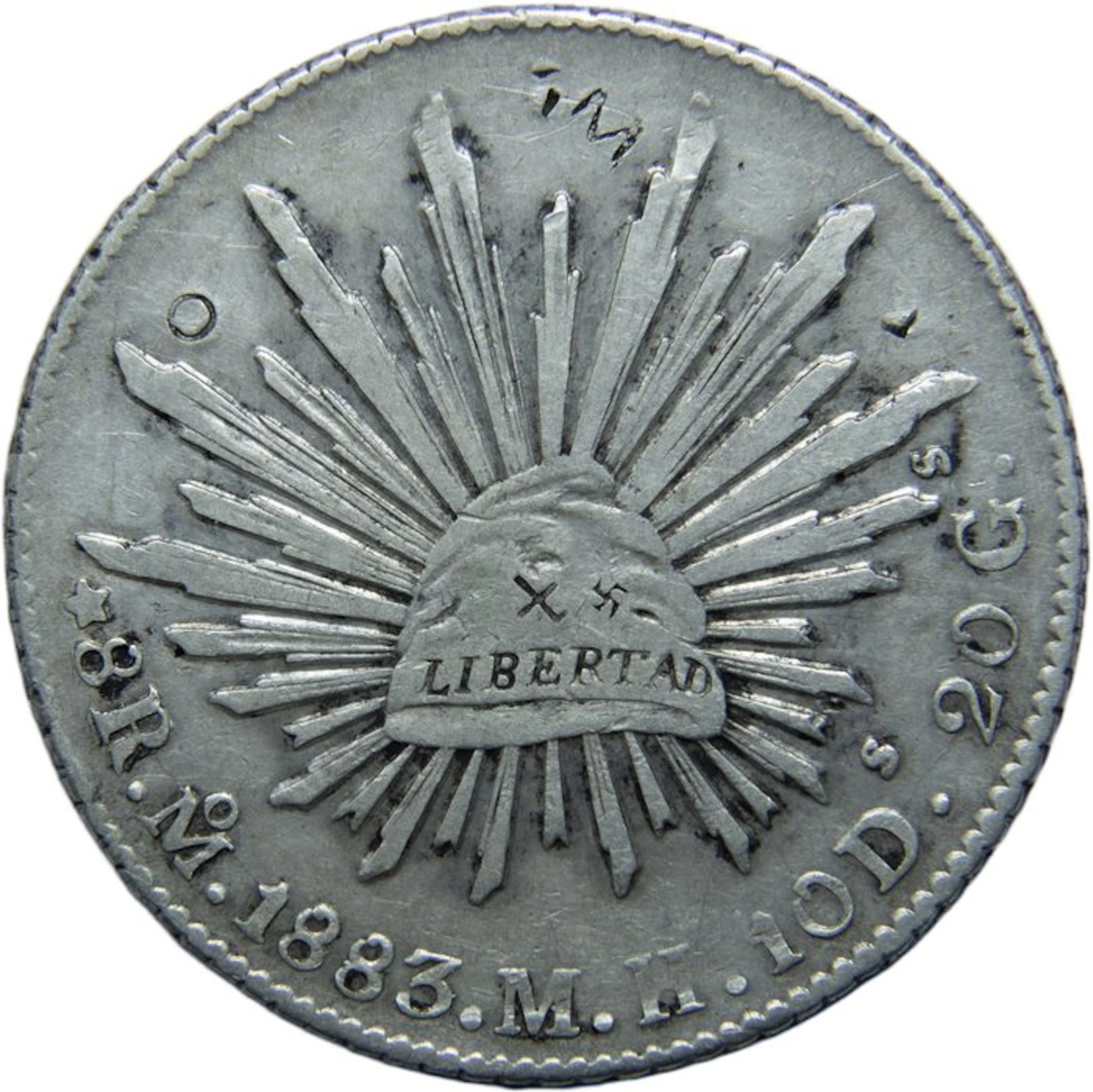 Mexico. 8 Reales 1883-M.H., Mexico (No reserve price)
