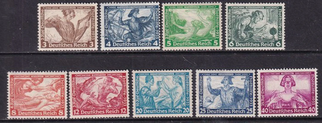 German Empire 1933 - Deutsche Nothilfe: Operas by Richard...