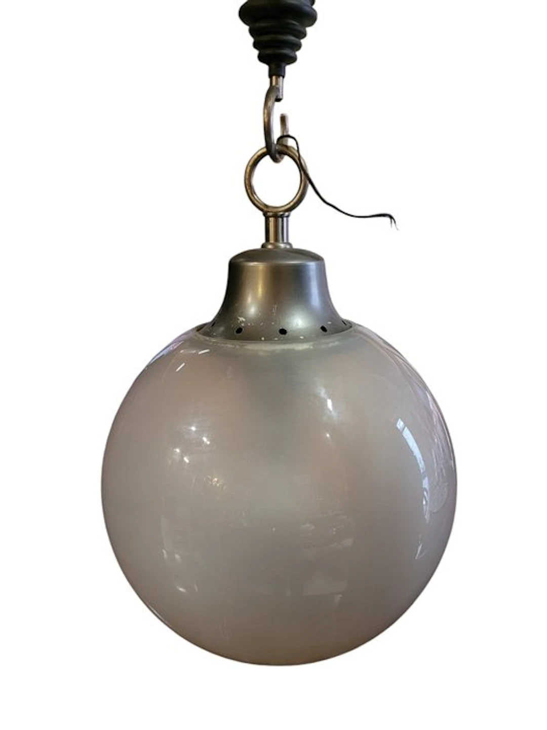 Azucena - Luigi Caccia Dominioni - Hanging lamp - LS10 "Boccia" - Frosted glass