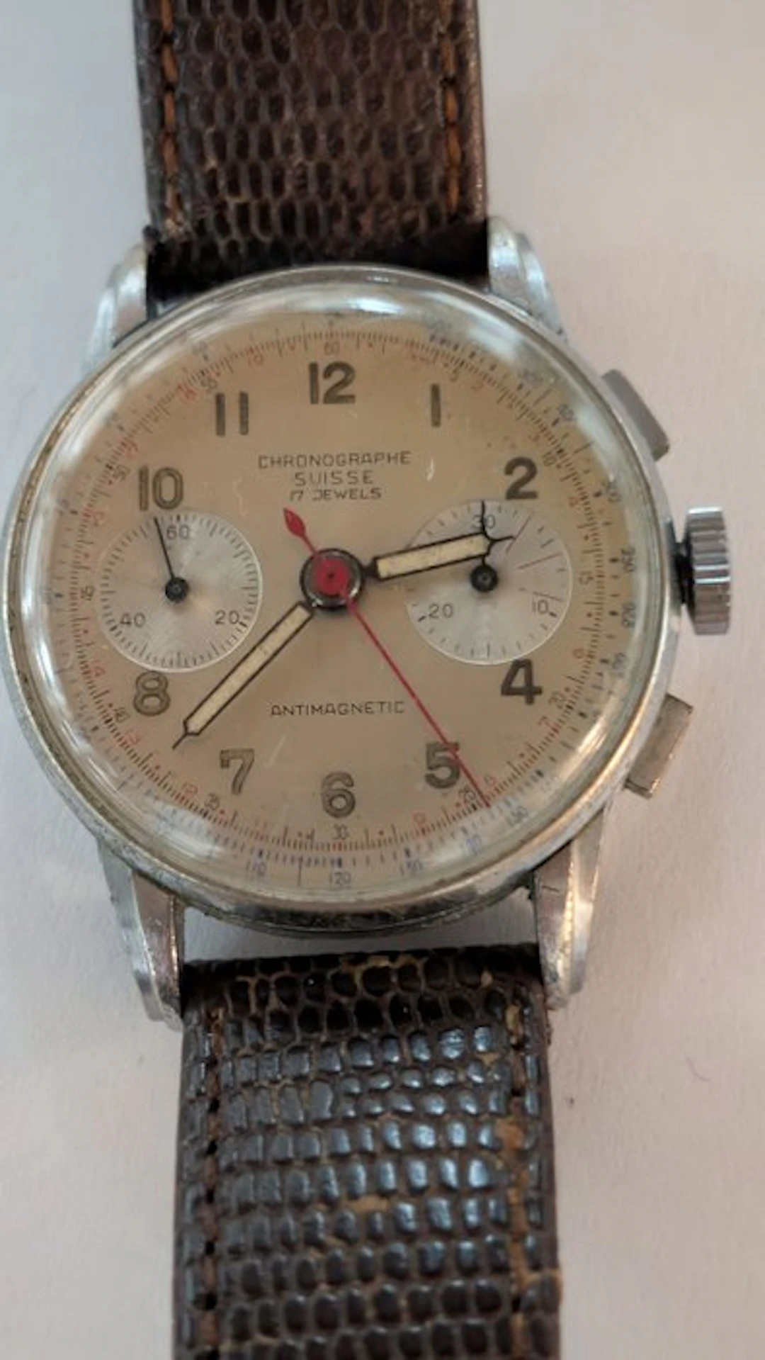 Chronographe Suisse - No reserve price - 13417 - Men - 1950-1959