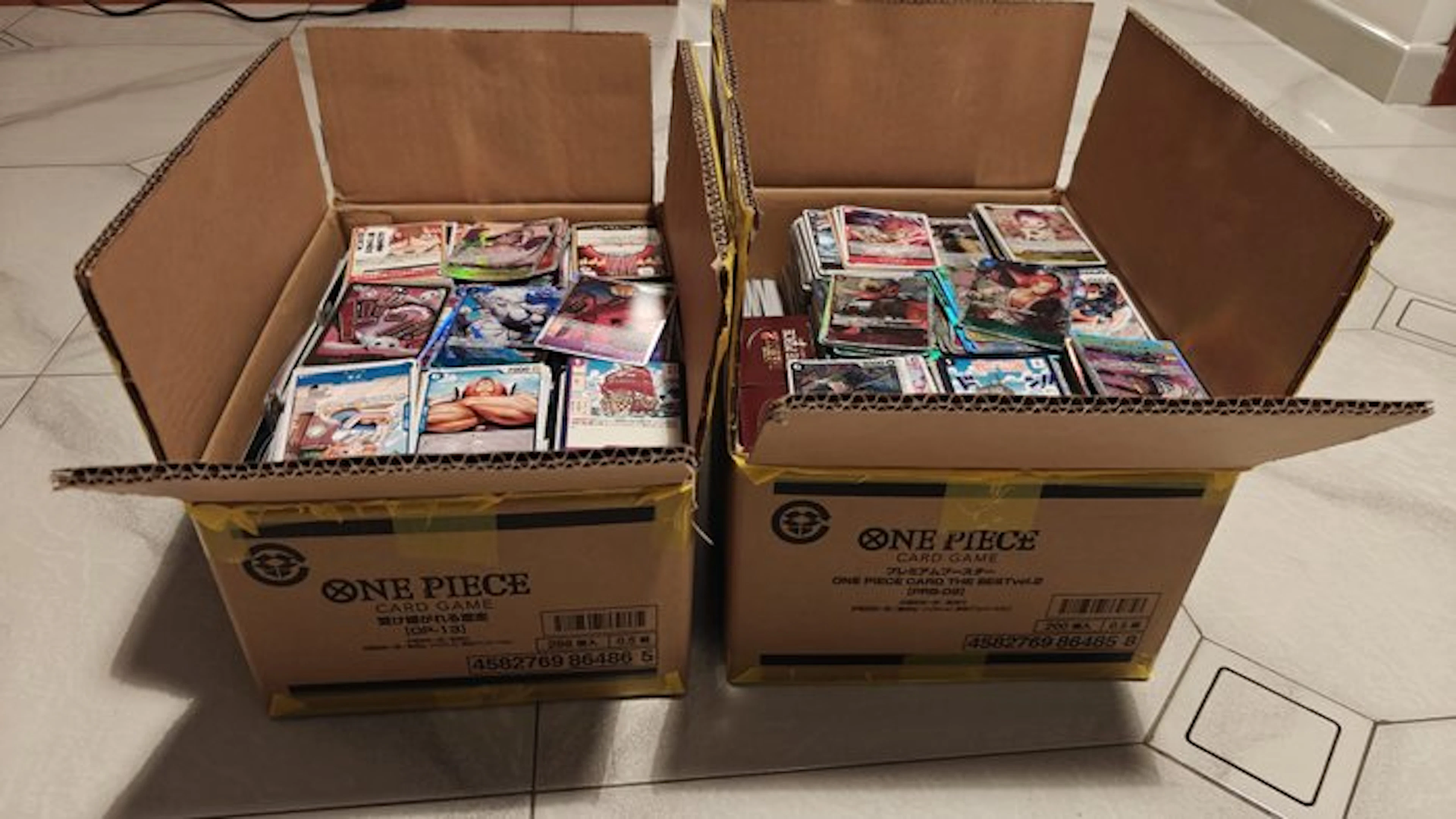 Bandai - 7000 Bulk cards - One Piece Foil