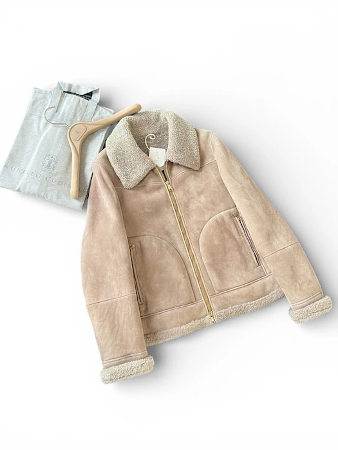 Brunello Cucinelli Shearling - Coat - New with tags