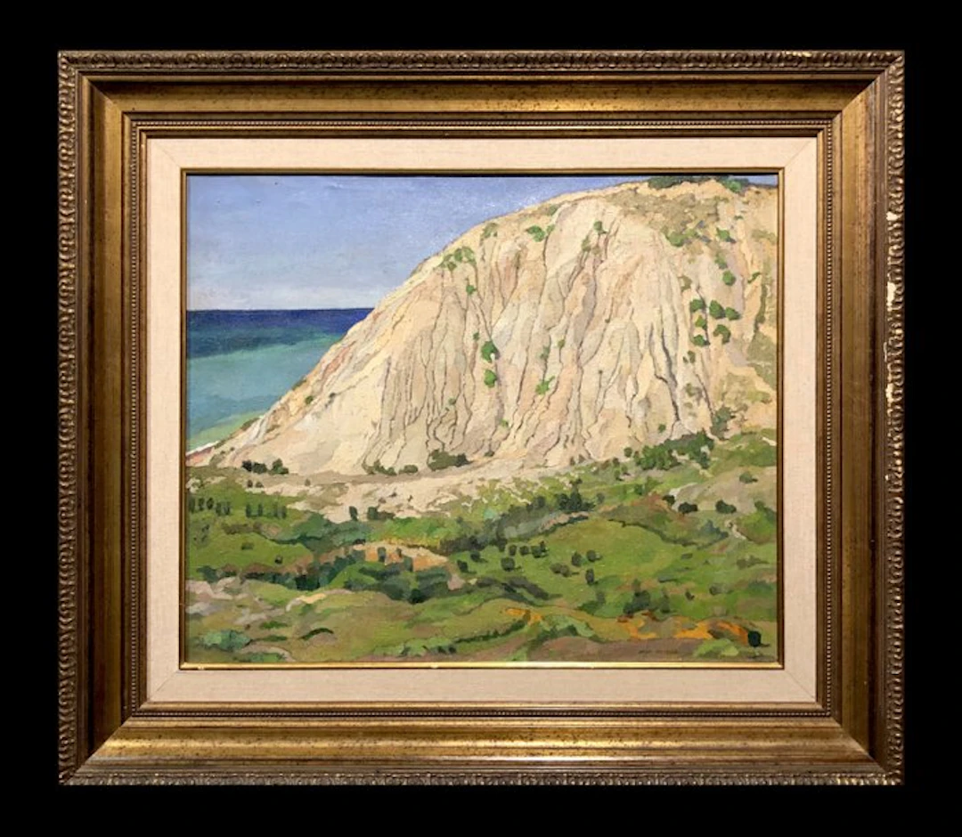 Jane Vilpelle (c.1950) - Les Falaises de Bidart, au Pays Basque