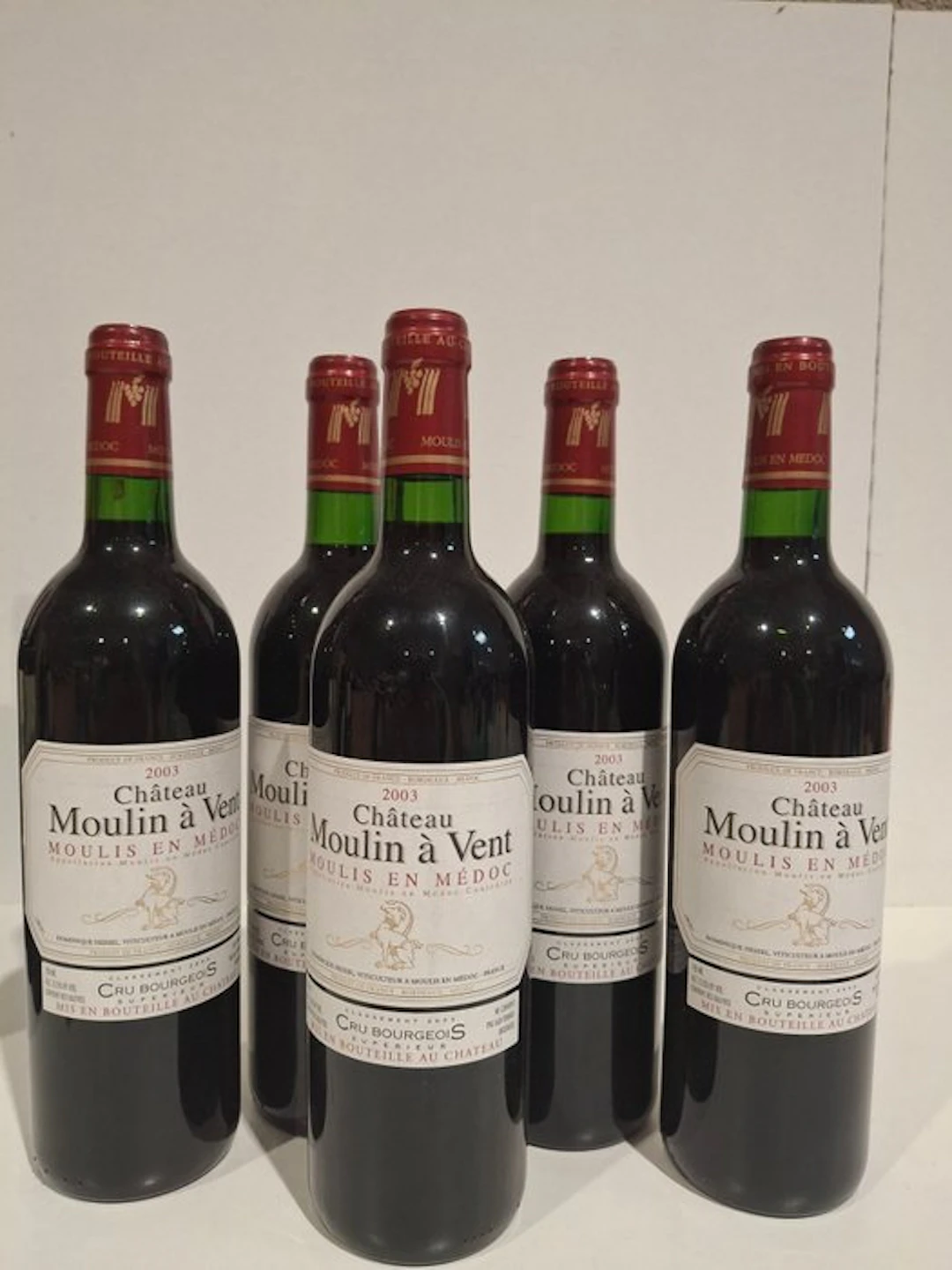 2003 Chateau Moulin-a-Vent - Moulis en Médoc - 5 Bottles (0.75L)
