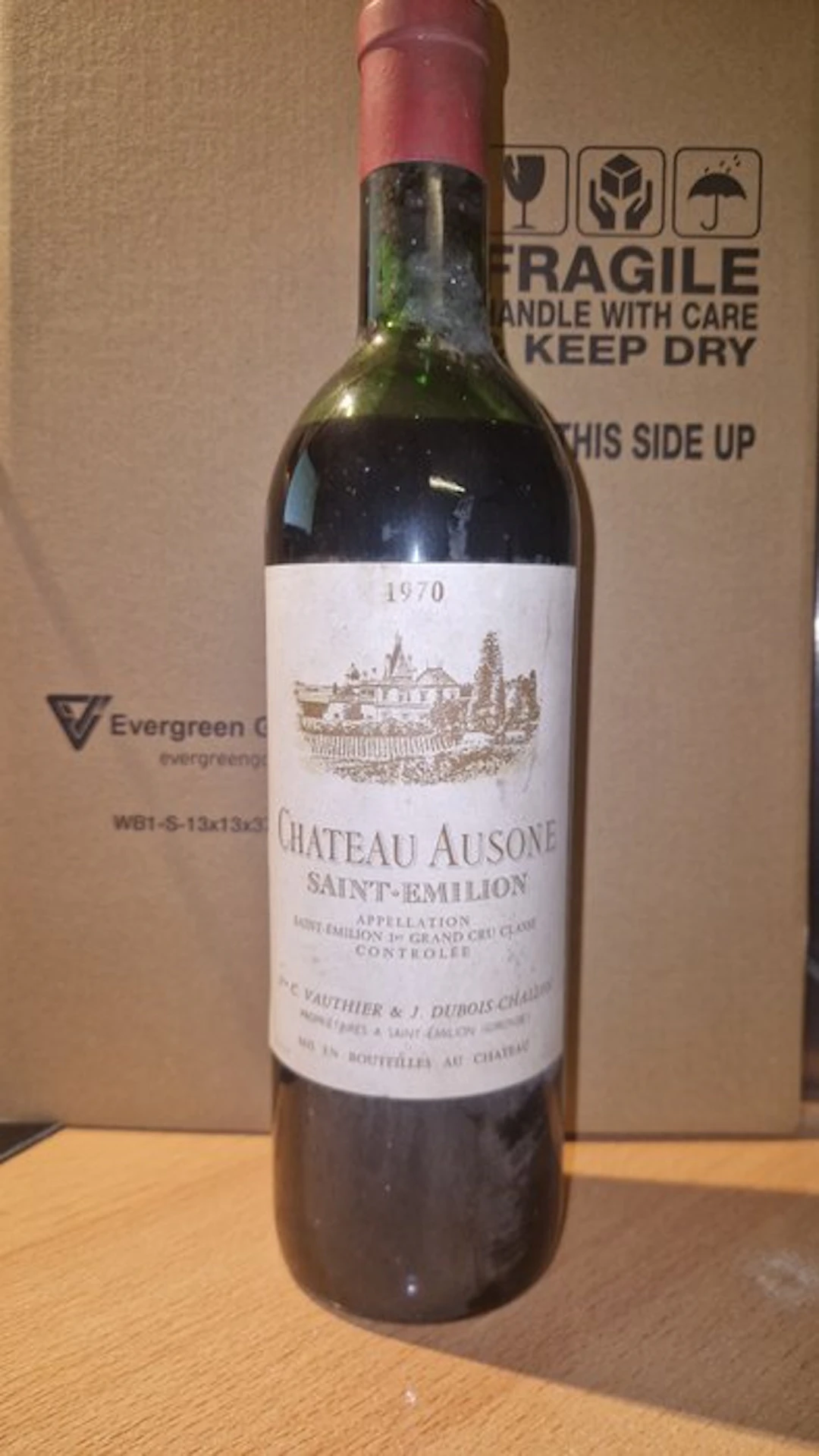 1970 Chateau Ausone - Saint-Émilion 1er Grand Cru Classé A - 1 Bottle (0.75L)