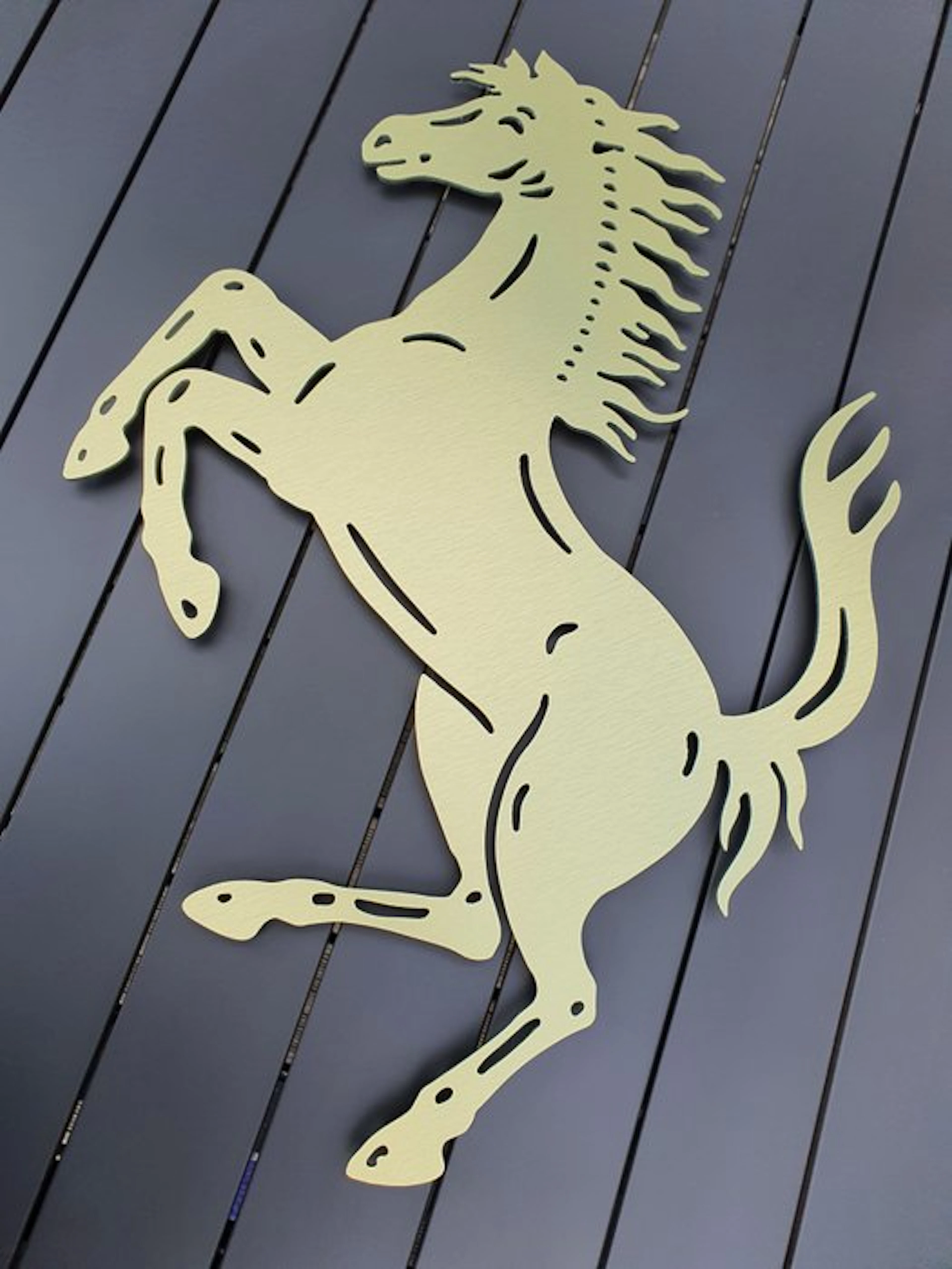 Sign - Ferrari - Professional wall sign logo Cavallino Rampante - Aluminium*