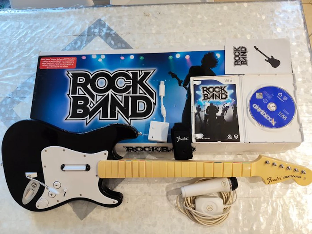Fender - Wii - Rock Band Wireless Guitar - Video game - In original box
