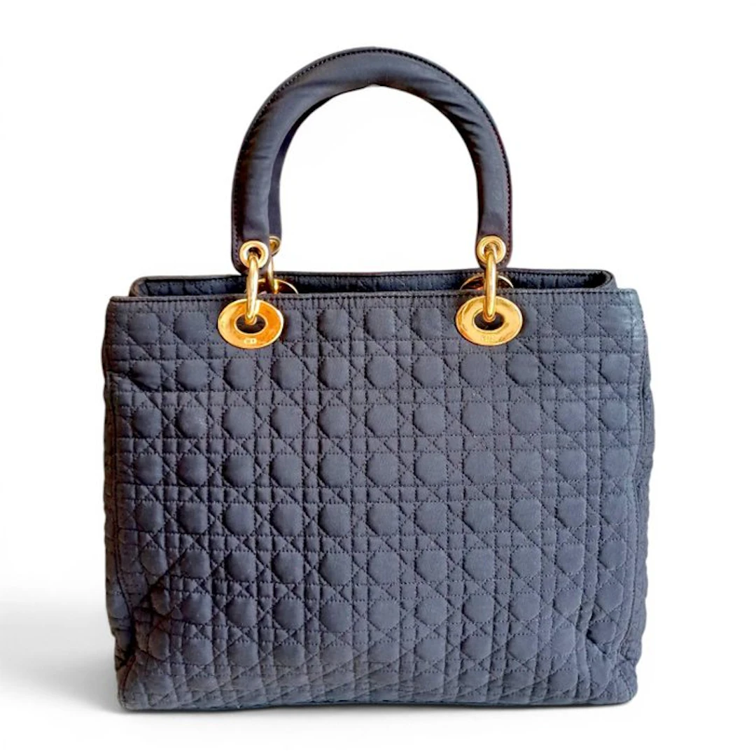 CHRISTIAN DIOR - Borsa a mano "Lady Dior" Vintage...