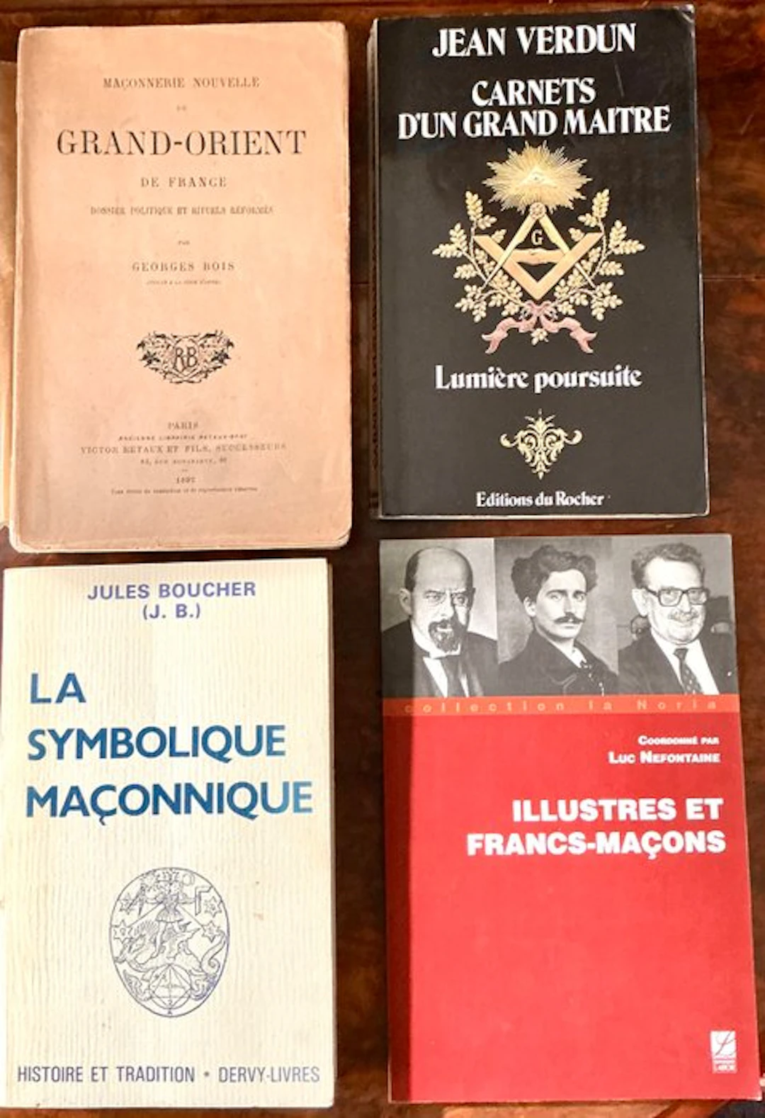 Georges Bois/Jules Boucher/Jean Verdun - Maçonnerie Grand...