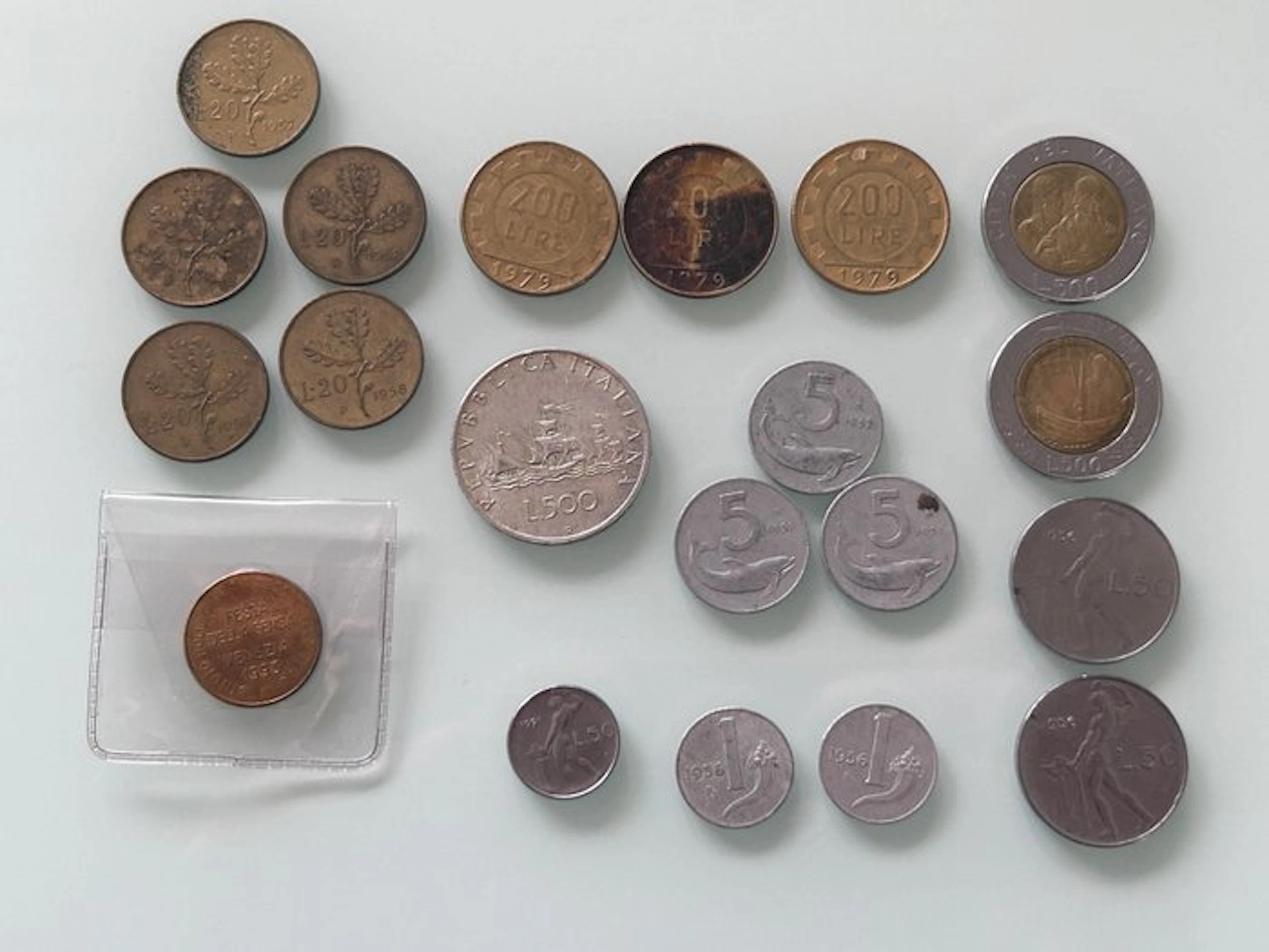 Italy. Lotto 40 monete incluso argento + gettona 1993 Venezia (No