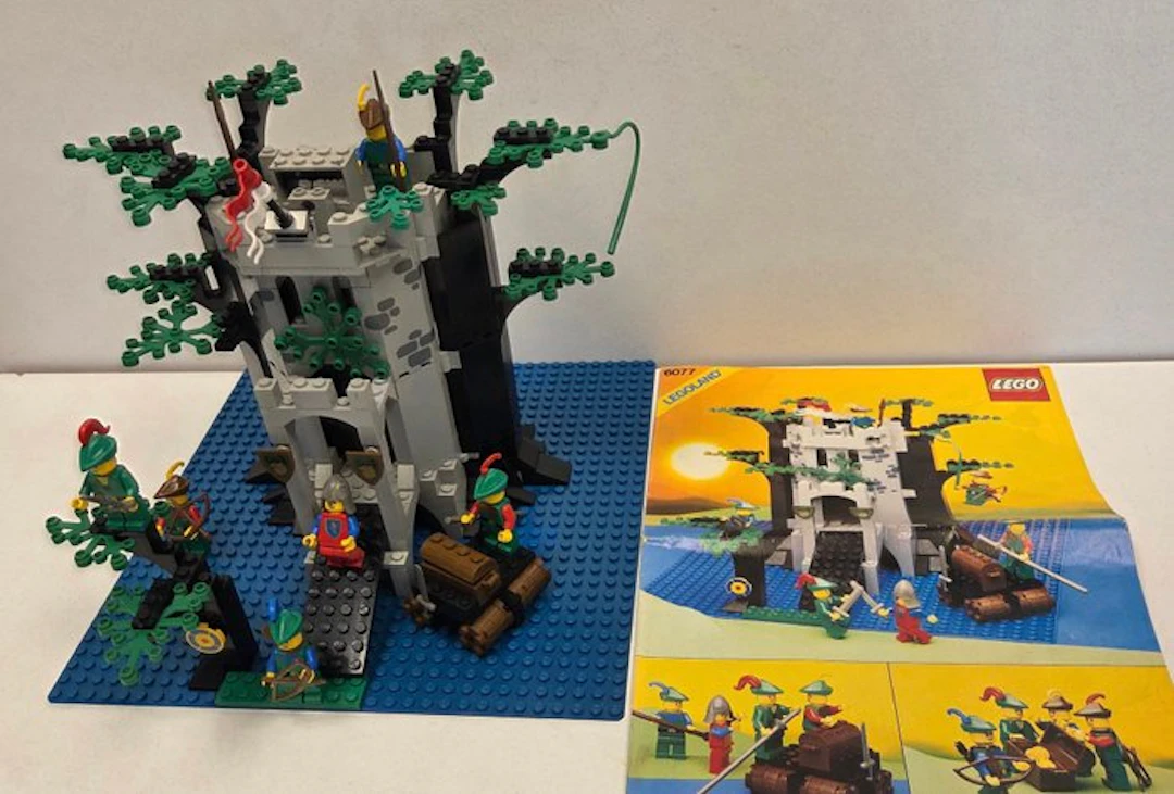 LEGO Set - 6077 - Forestmen - LEGO Forestmen's River Fortress 6077