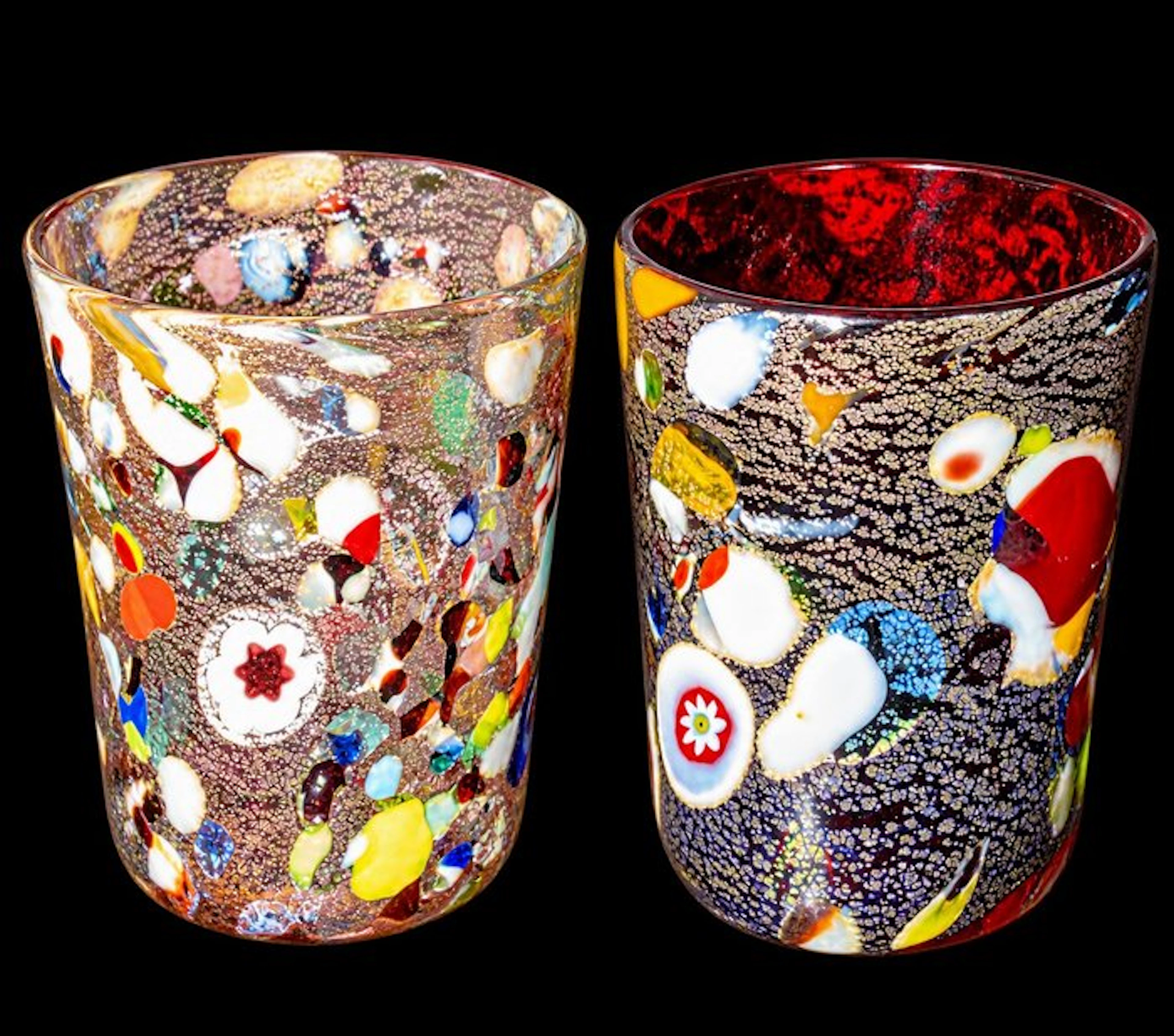 CC Zecchin Italy - Drinking glass (2) - Glass - Signed